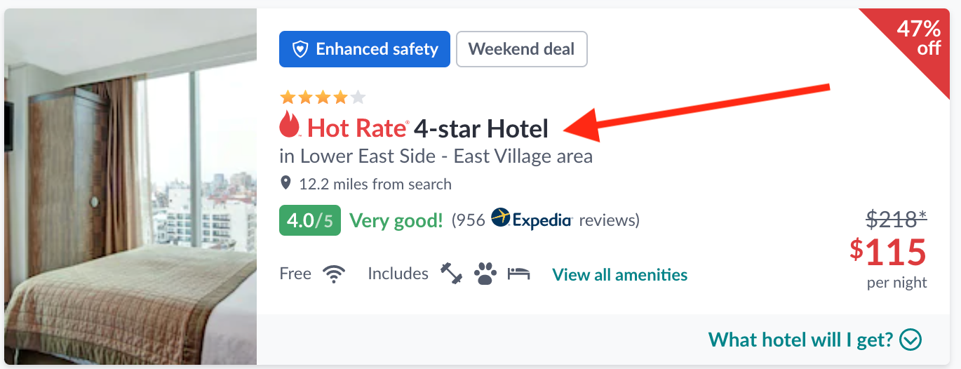 Hotwire Hot Rate Hotels