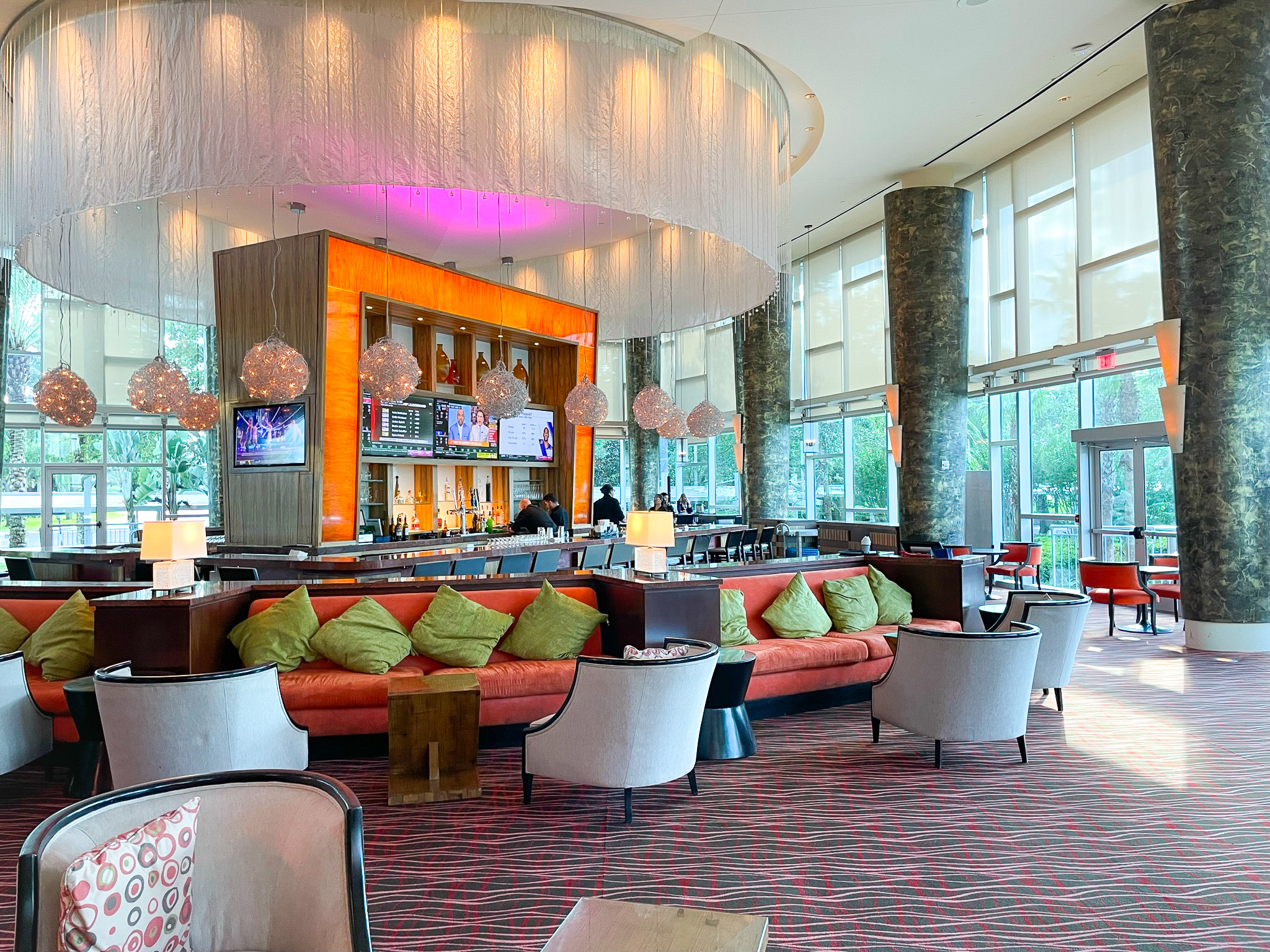 Hyatt Regency Orlando bar seating