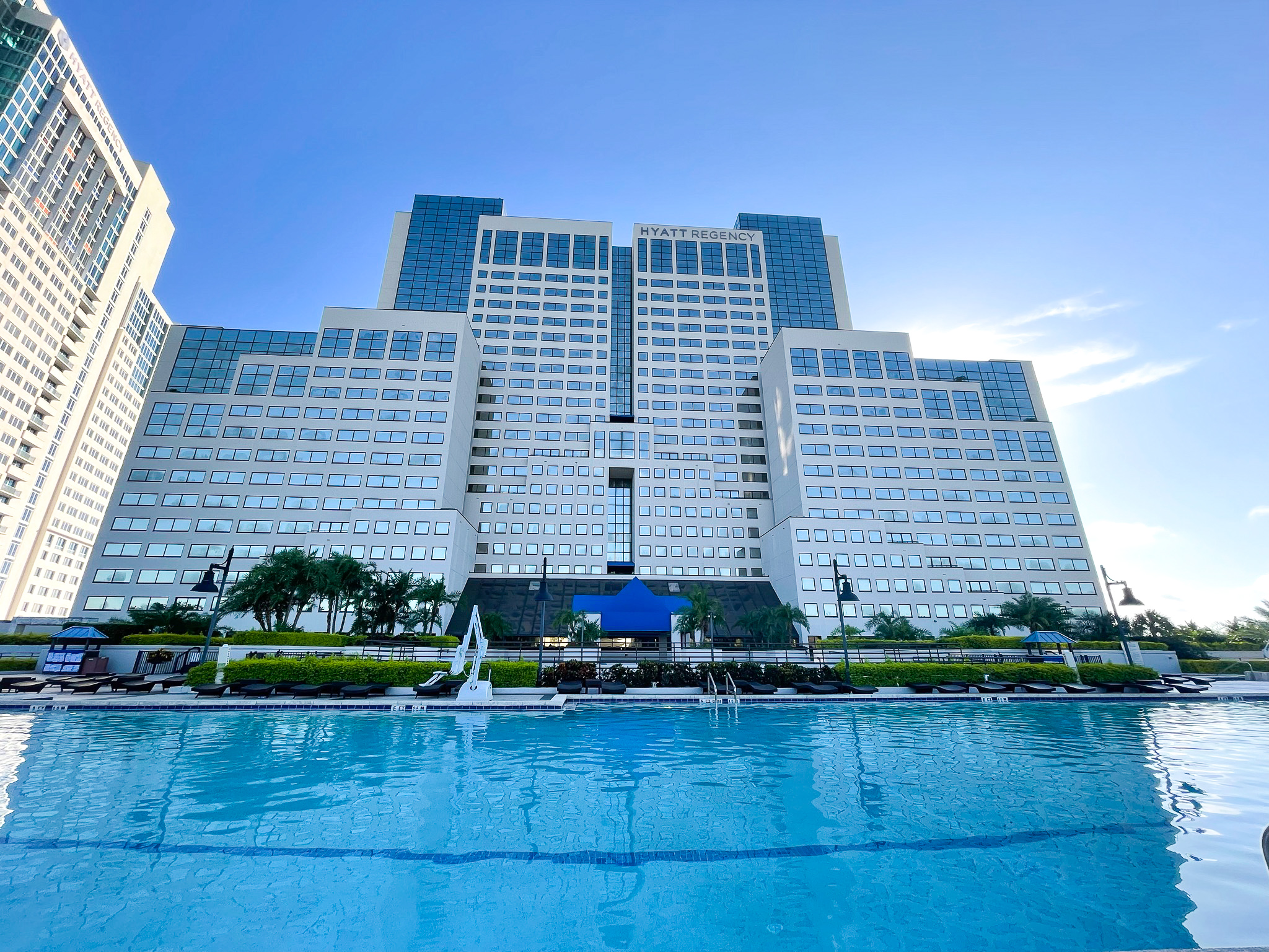 Hyatt Regency Orlando lap pool view