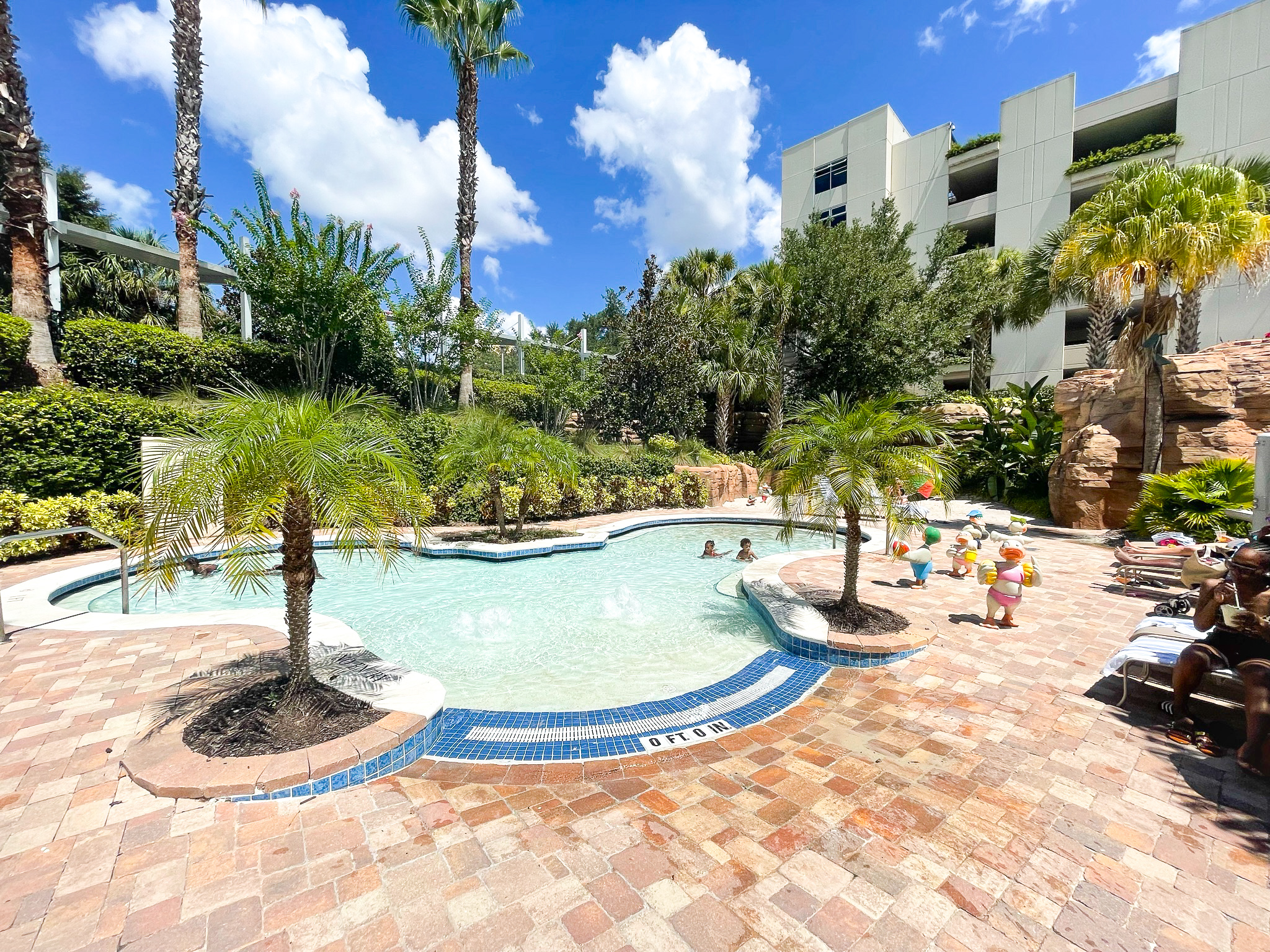 Hyatt Regency Orlando pool and trees