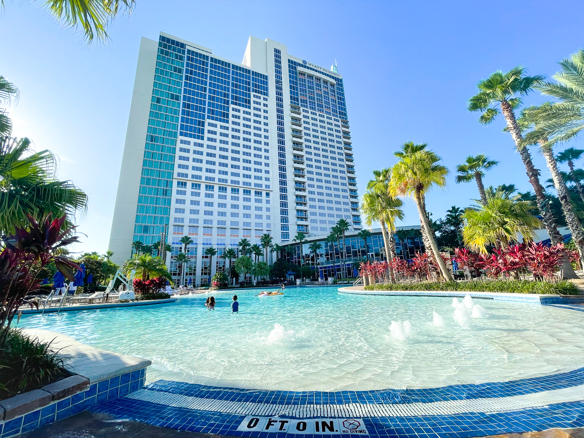 Hyatt Regency Orlando pool wide view