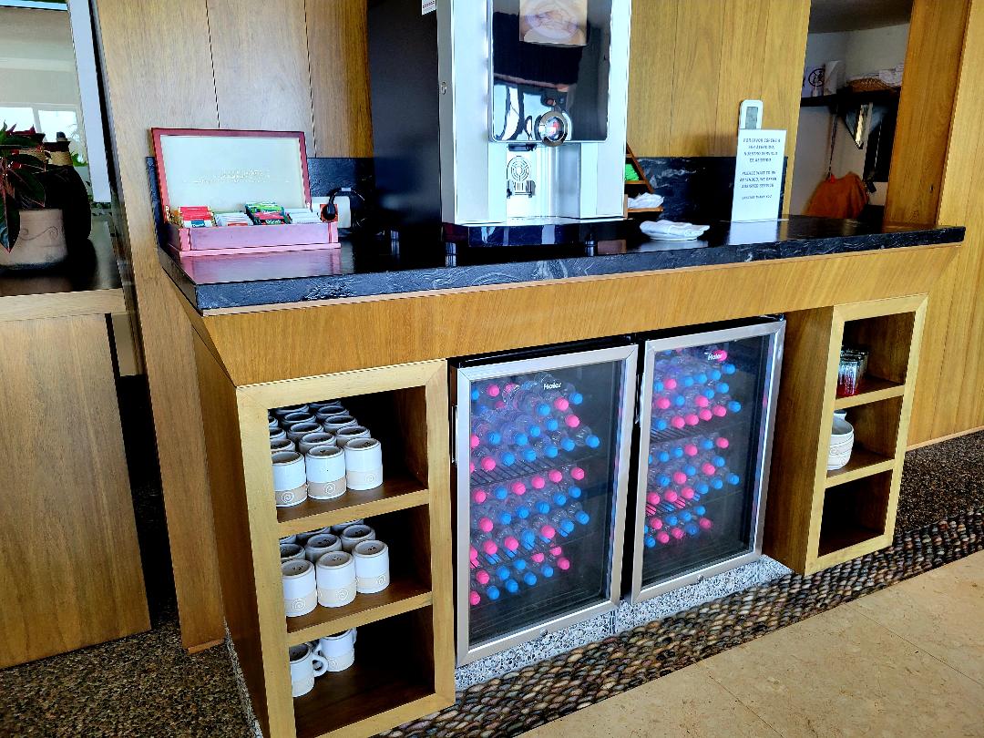 Sheraton Buganvilias Resort Club Lounge beverage station