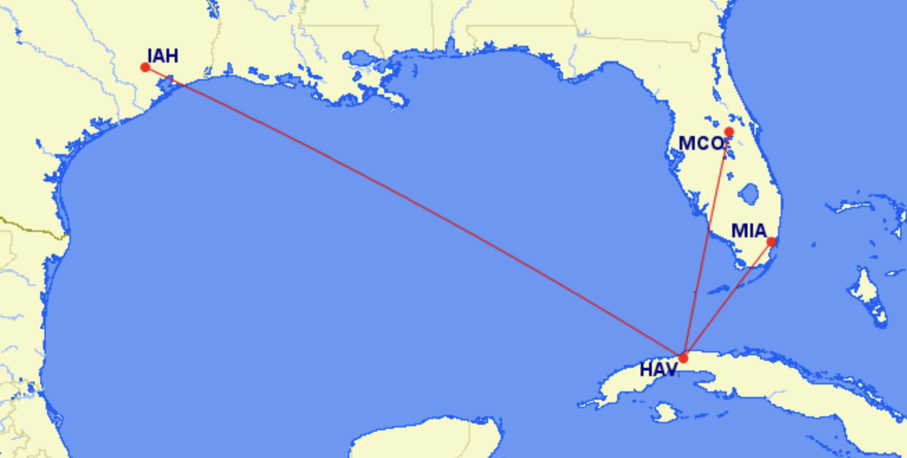Icelandair's U.S. to Cuba routes