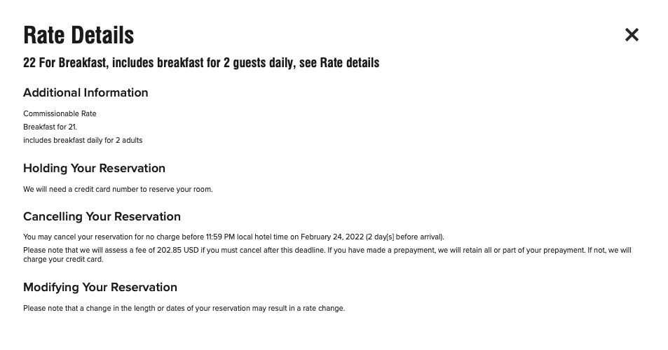 TETRA rate details