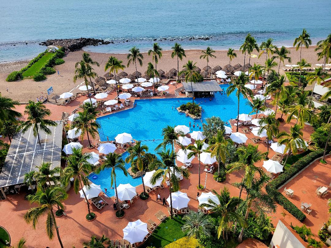 Luxury resort view Sheraton Buganvilias Resort and Convention Center, Puerto Vallarta, Mexico Sheraton Buganvilias Resort