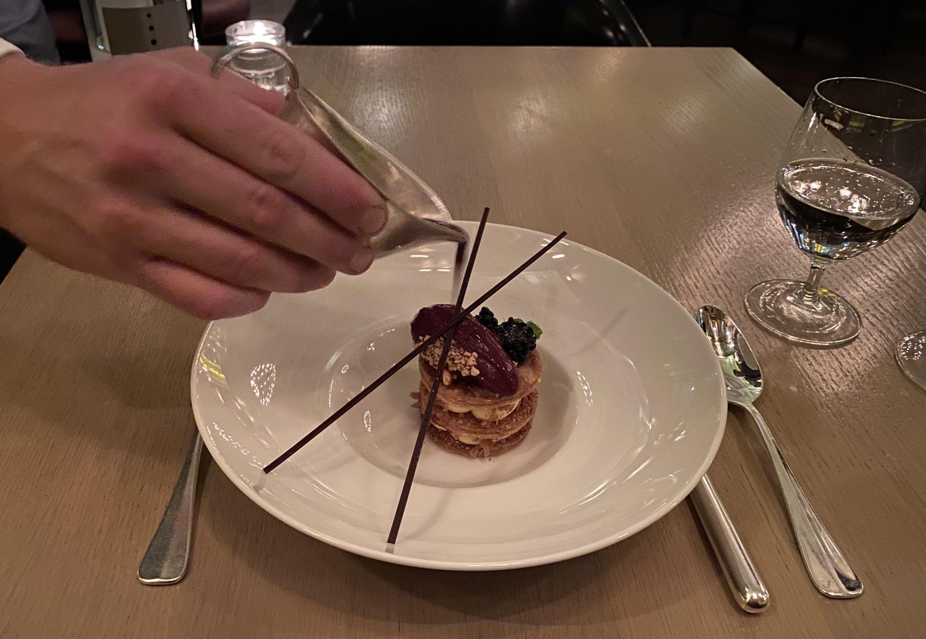 The London EDITION Berners Tavern dessert service