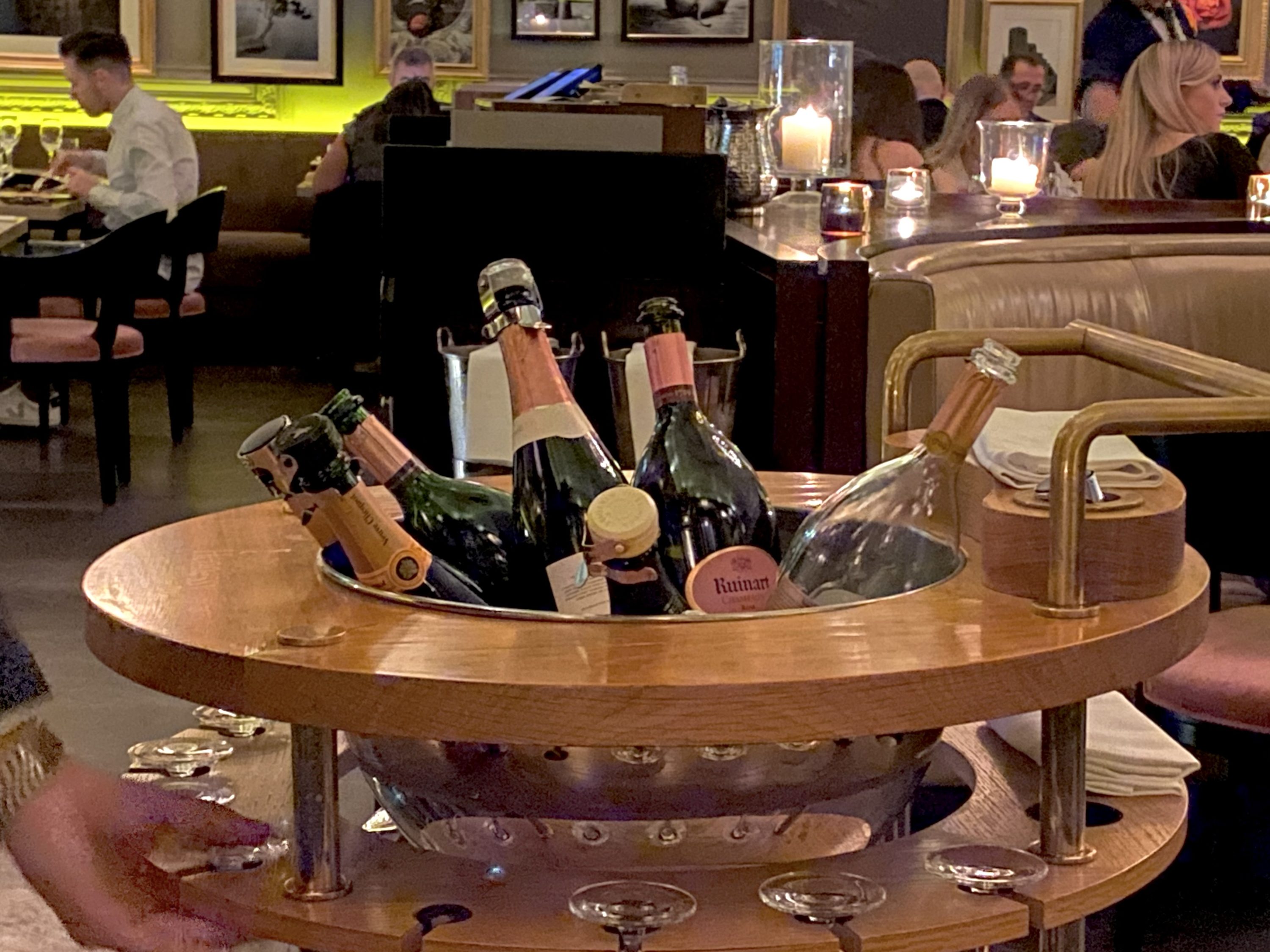 The London EDITION drinks trolley