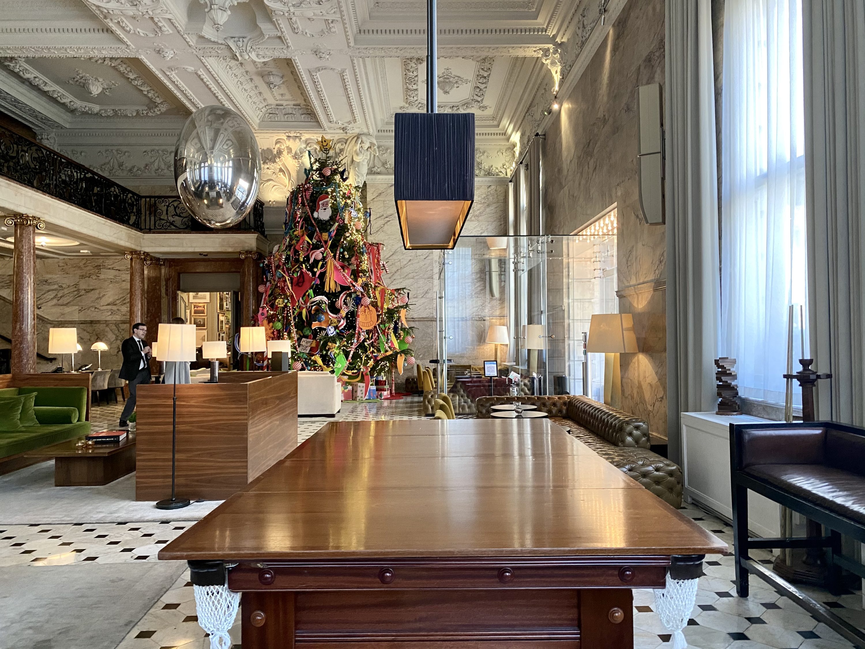 The London EDITION pool table