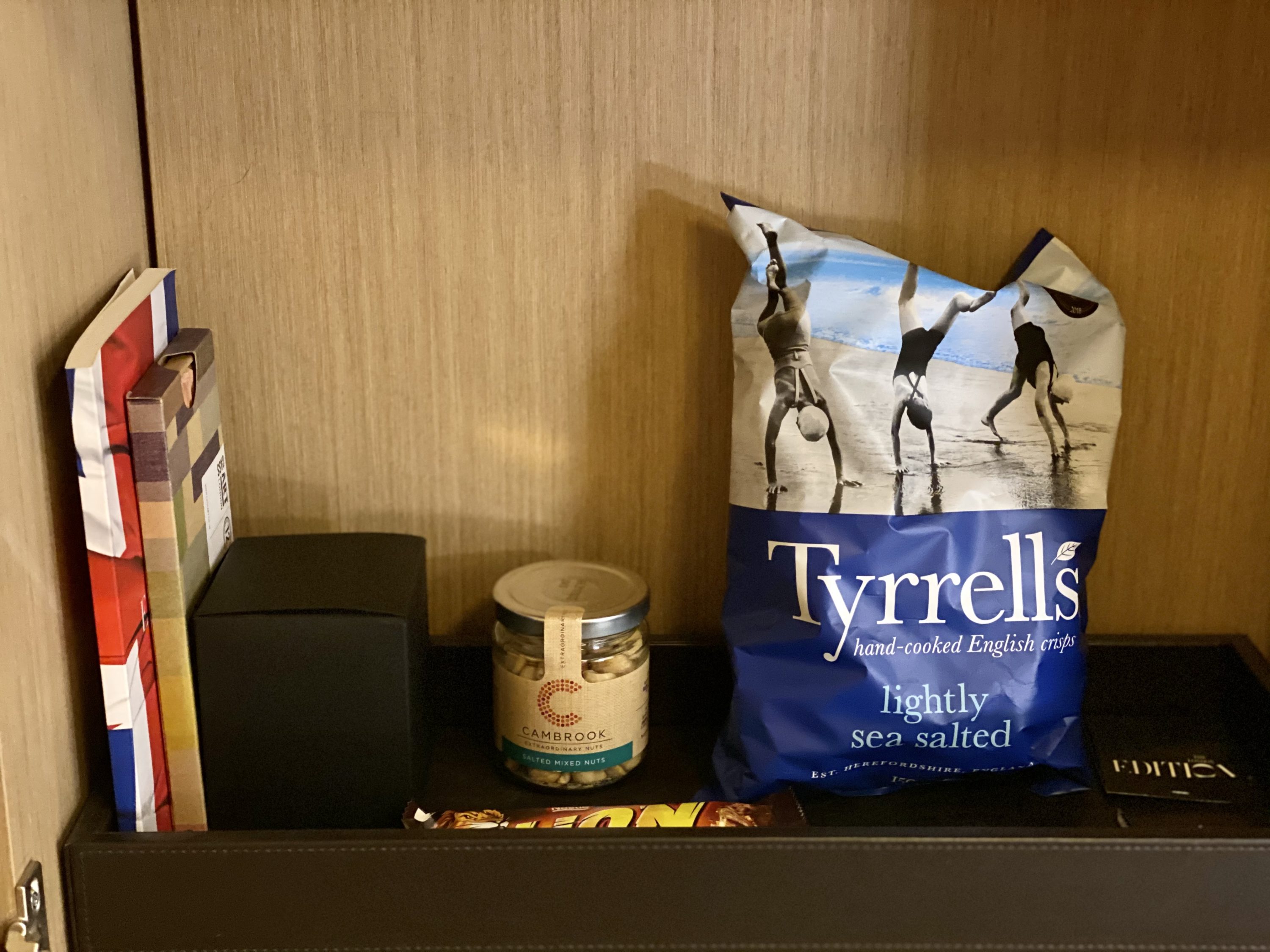 The London EDITION snacks