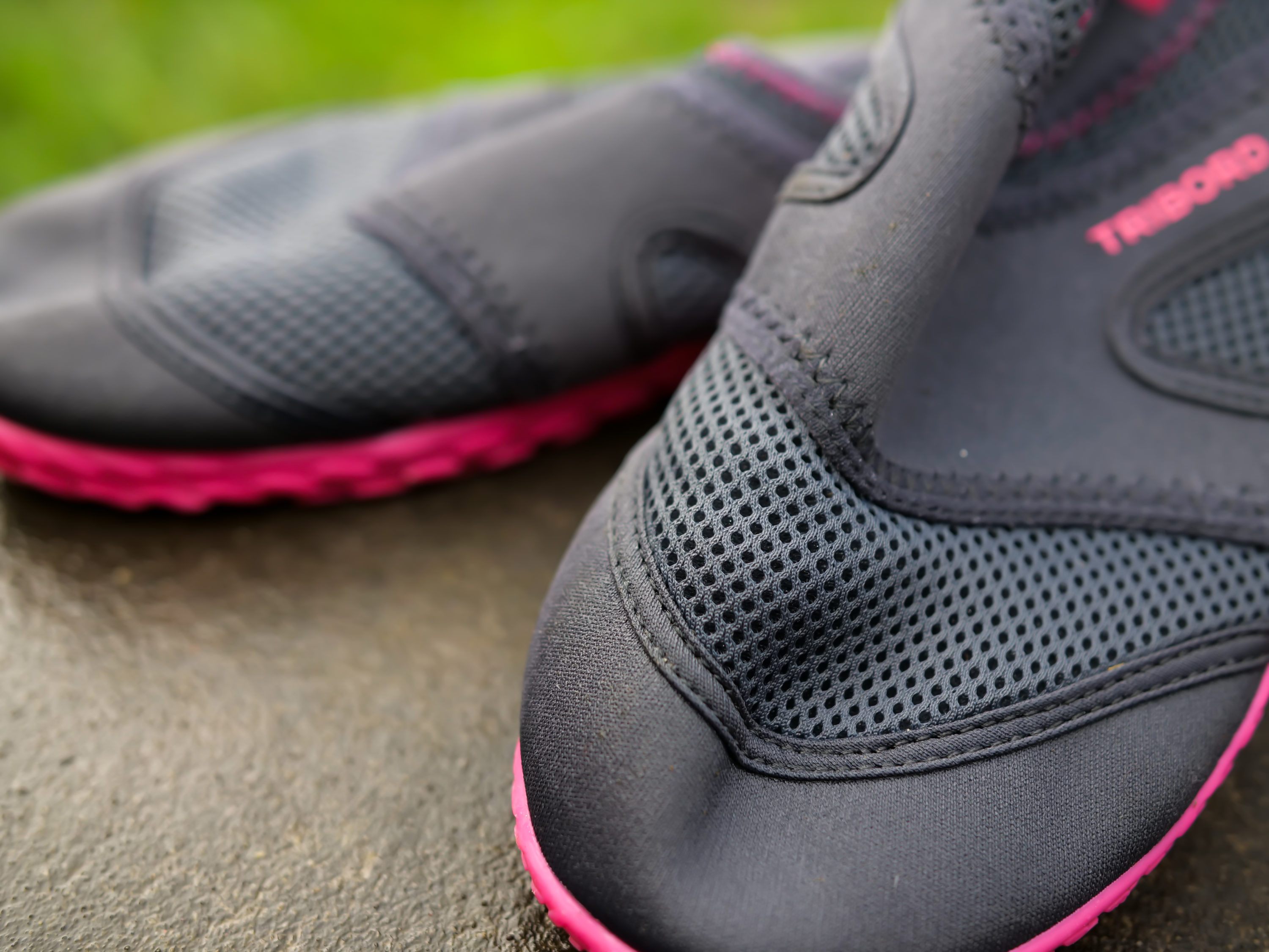 Water shoe breathability