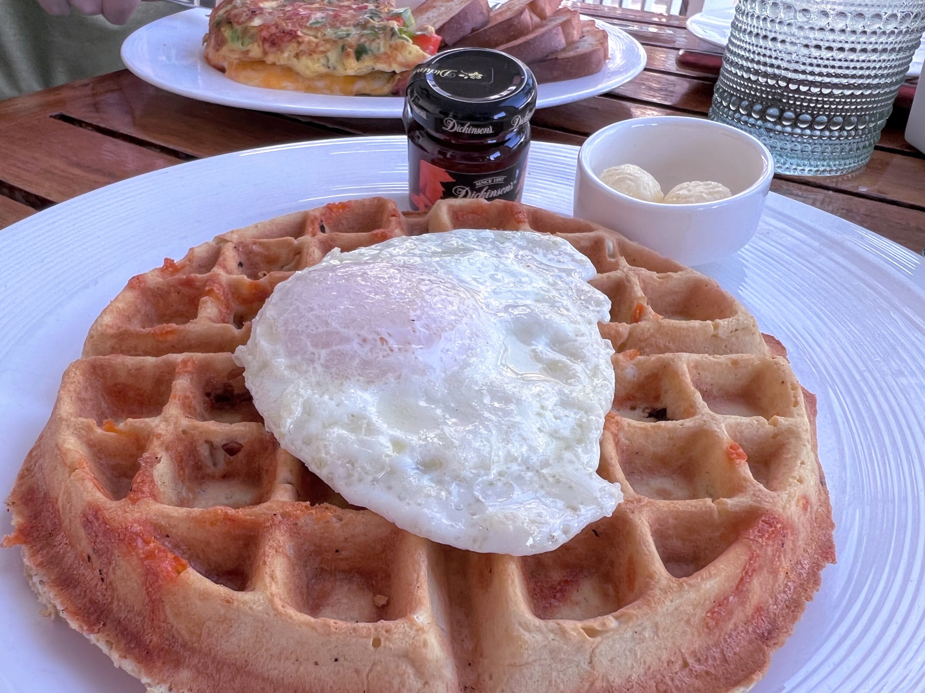 Bacon Cheddar Waffle at SHOR