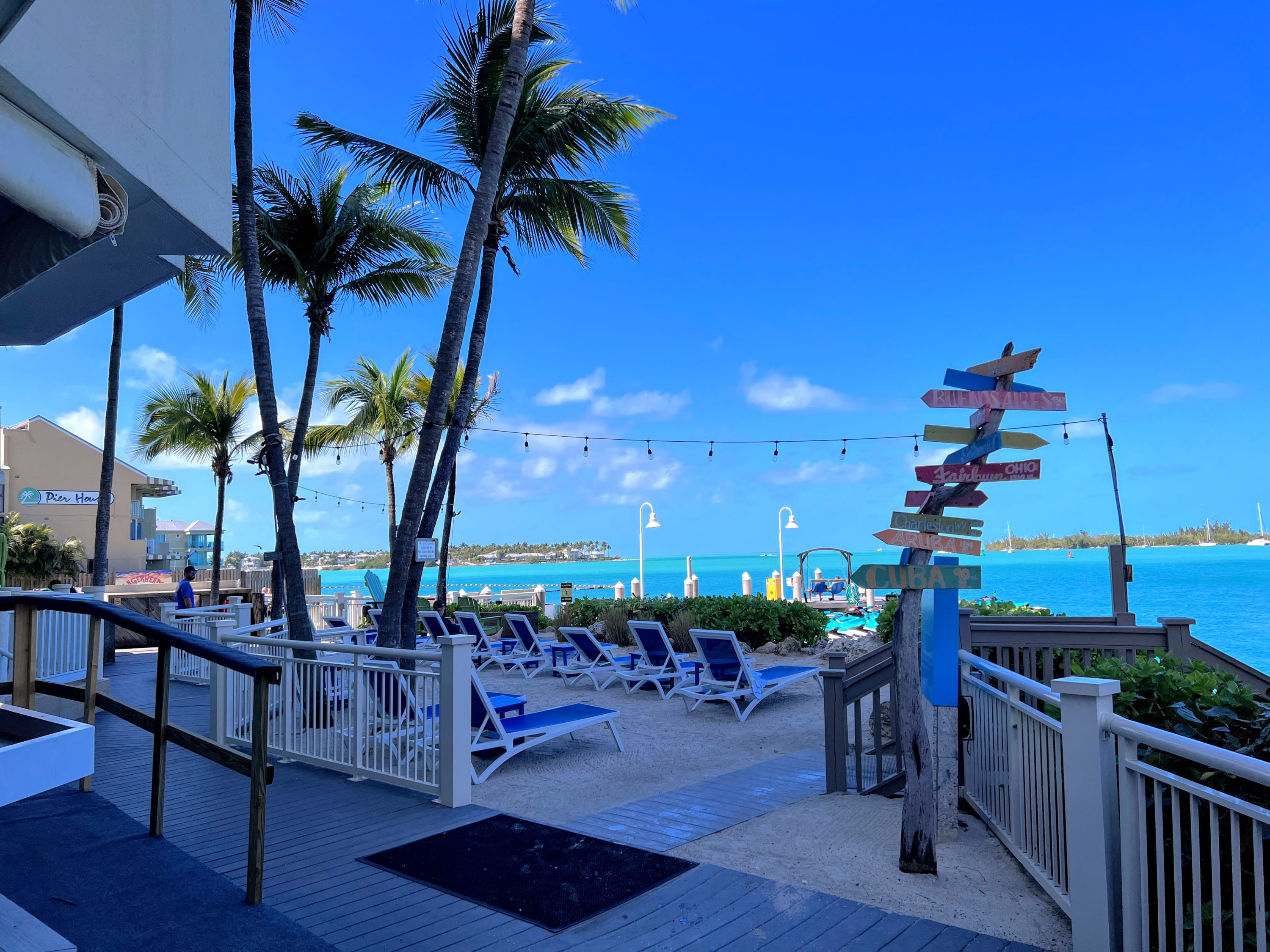 Beach area at Hyatt Centric Key West