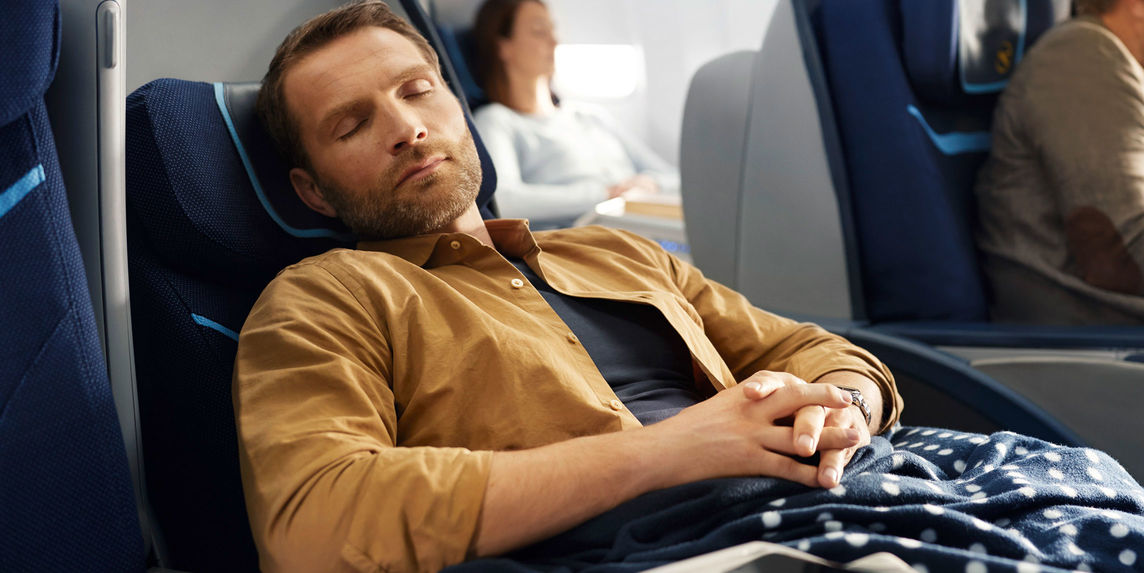 Condor Business Class lie flat