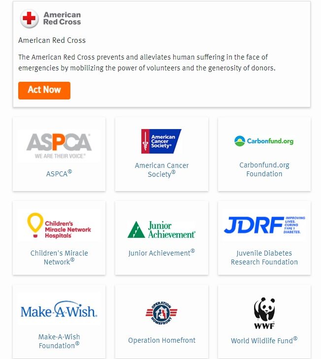 Donate Discover Cashback Bonus