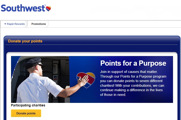 Donate Southwest Points