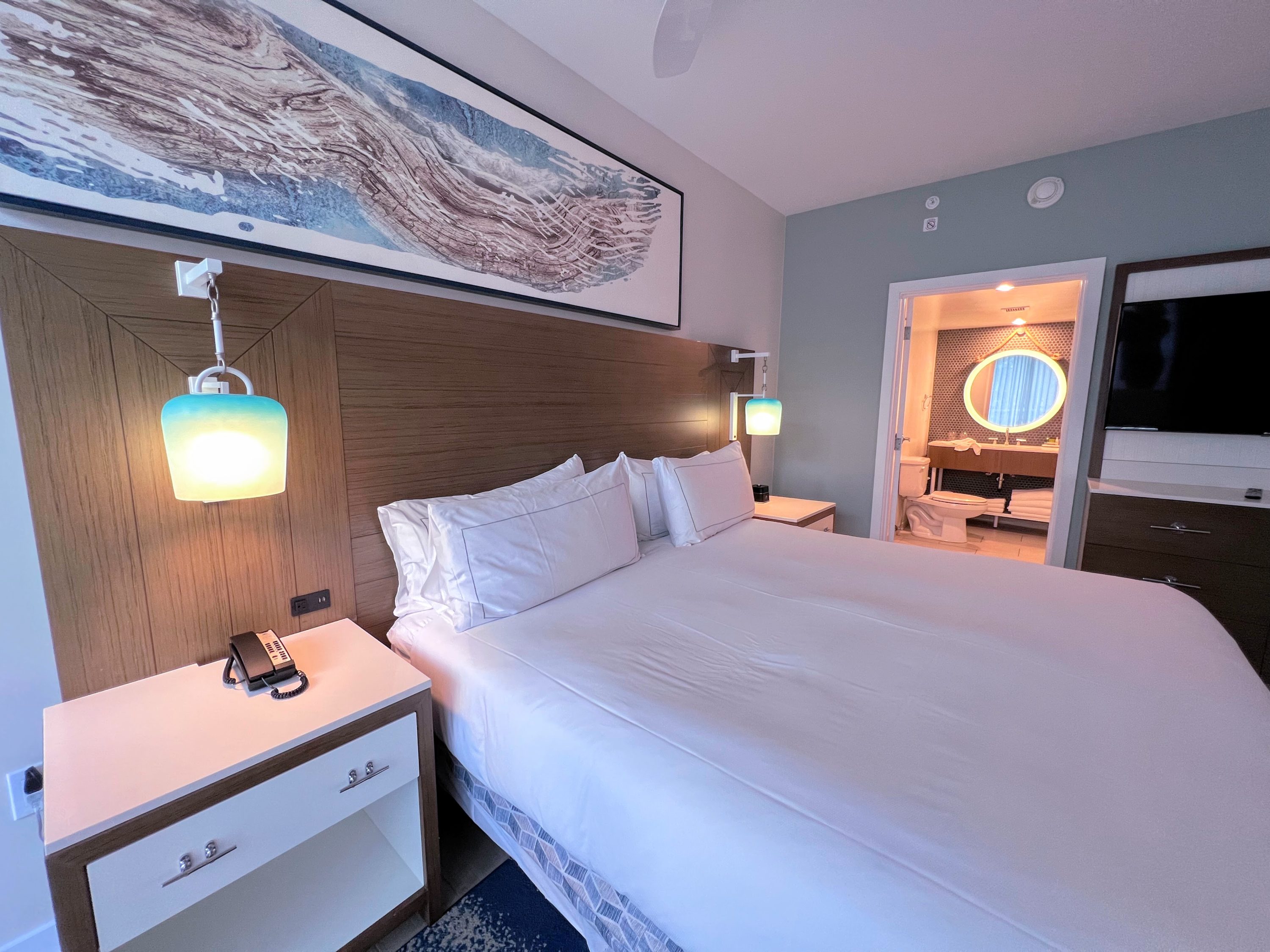 Guest room at The Reach Key West