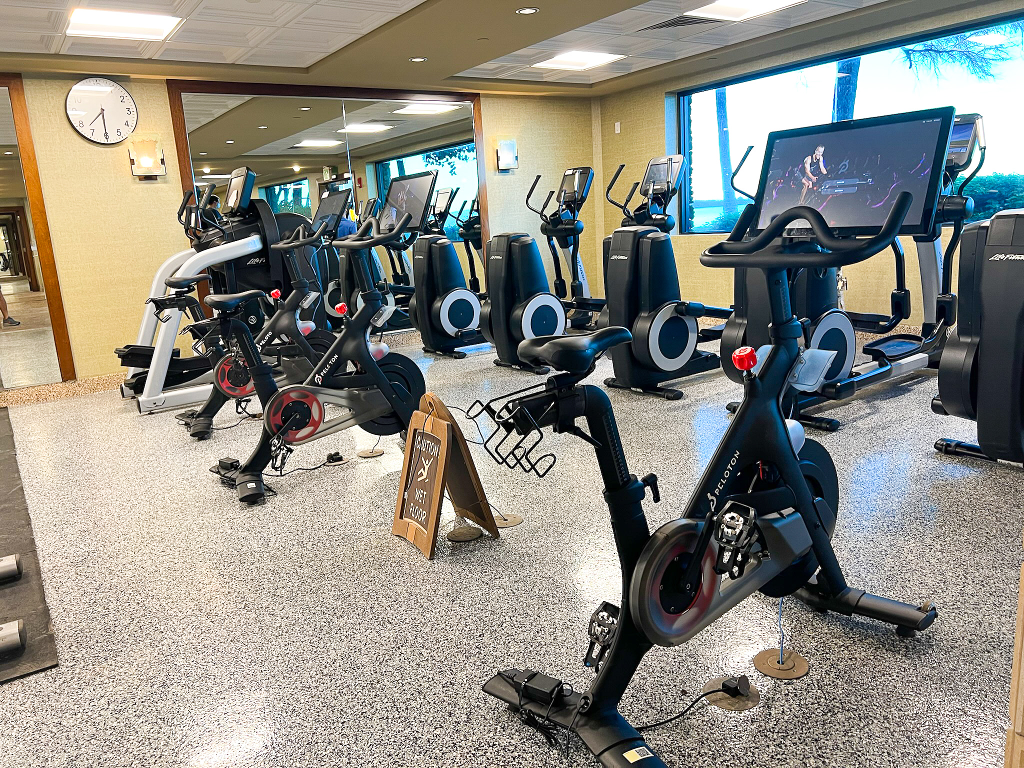 Hyatt Regency Maui Resort and Spa Fitness Center Peloton Bikes