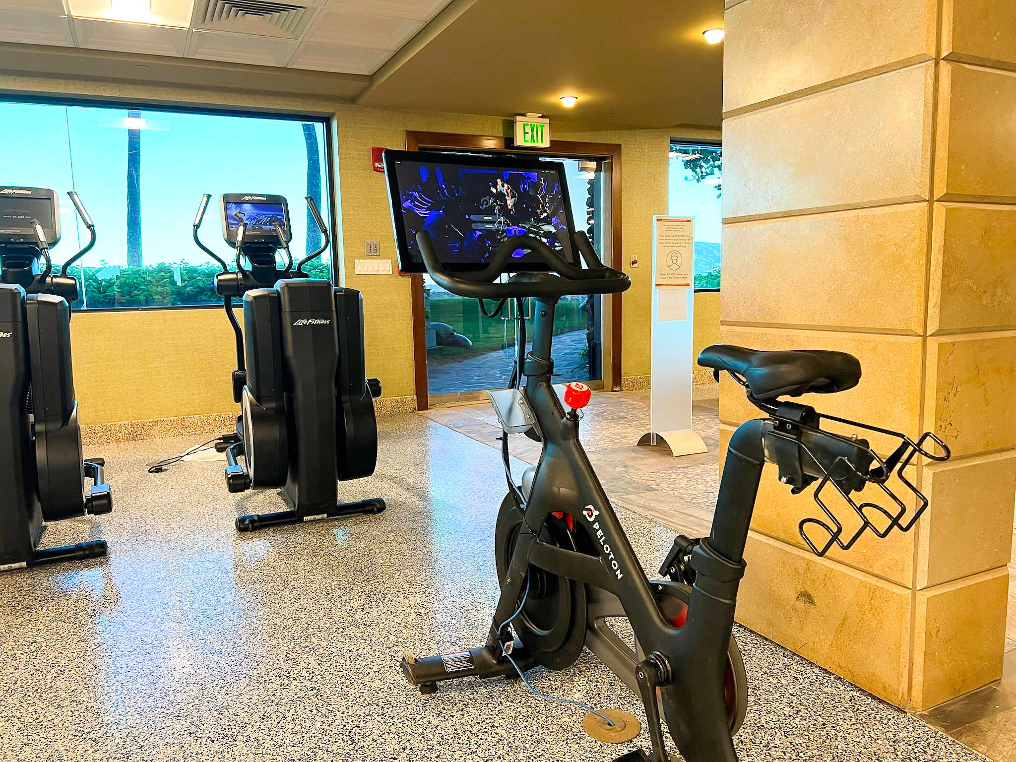 Hyatt Regency Maui Resort and Spa Fitness Cetner Peloton