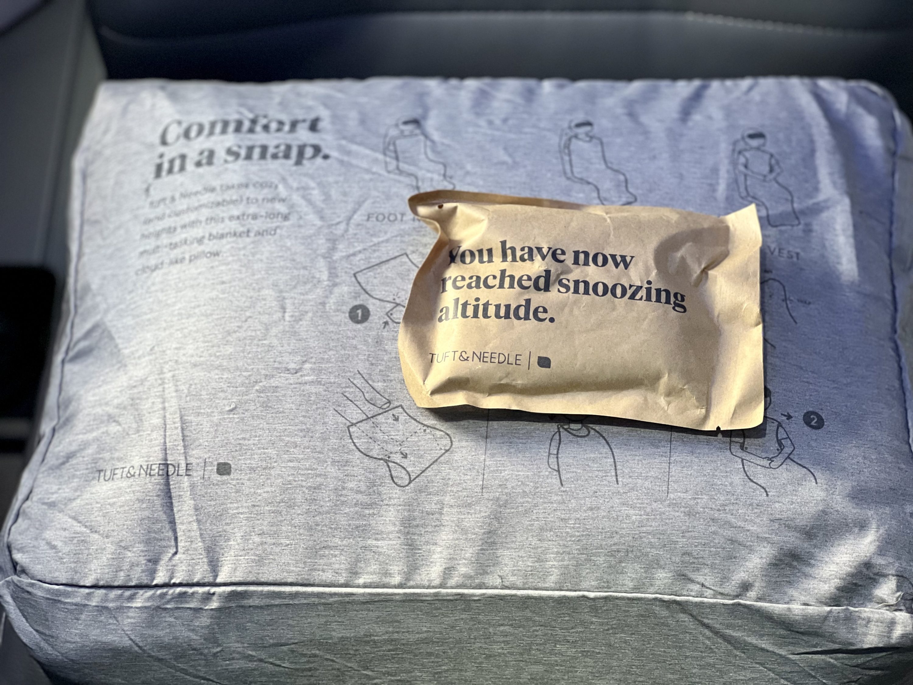 JetBlue Mint A321LR seat amenities