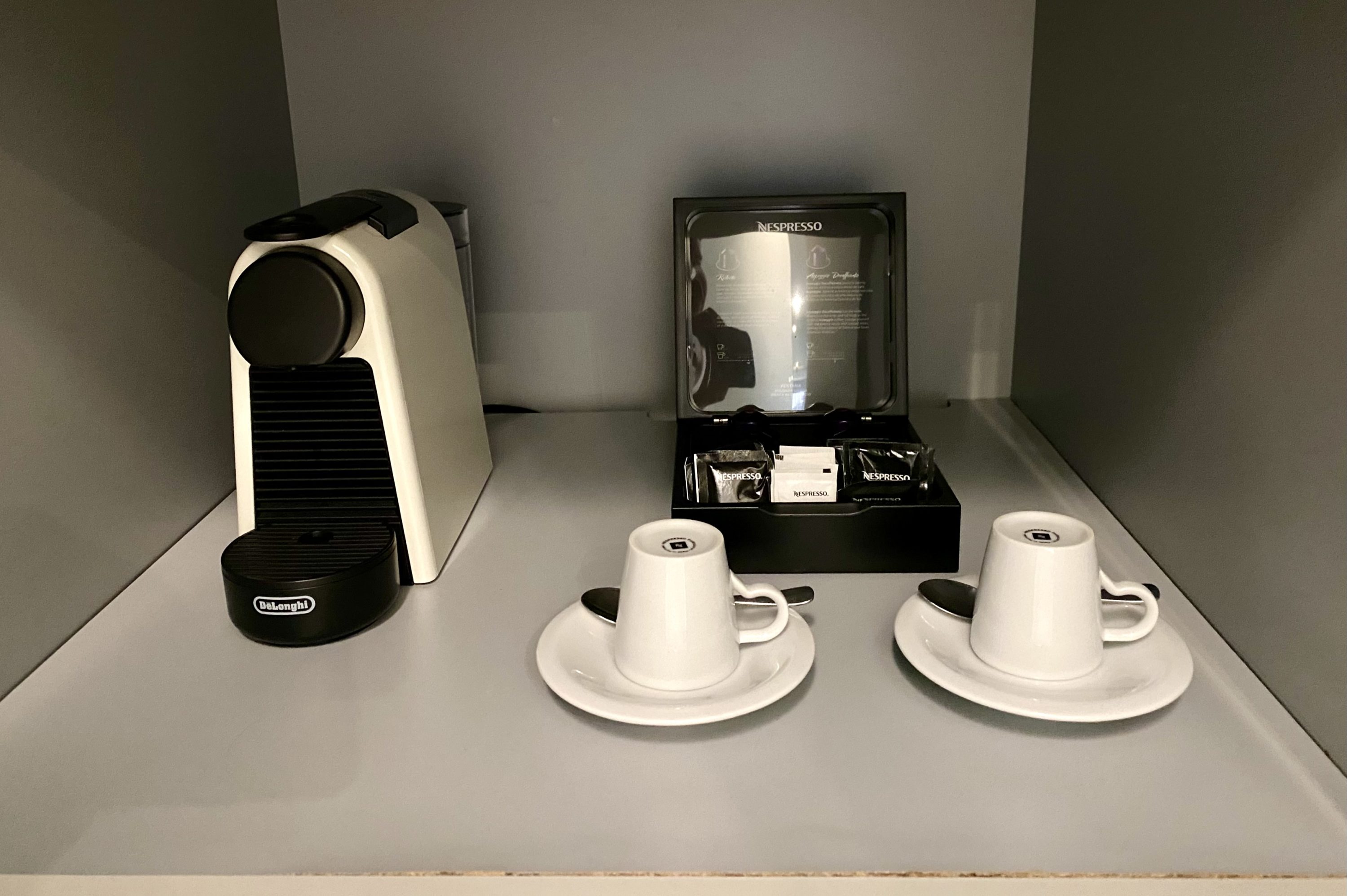 Pousada de Lisboa Small Luxury Hotels of the World bedroom coffee maker