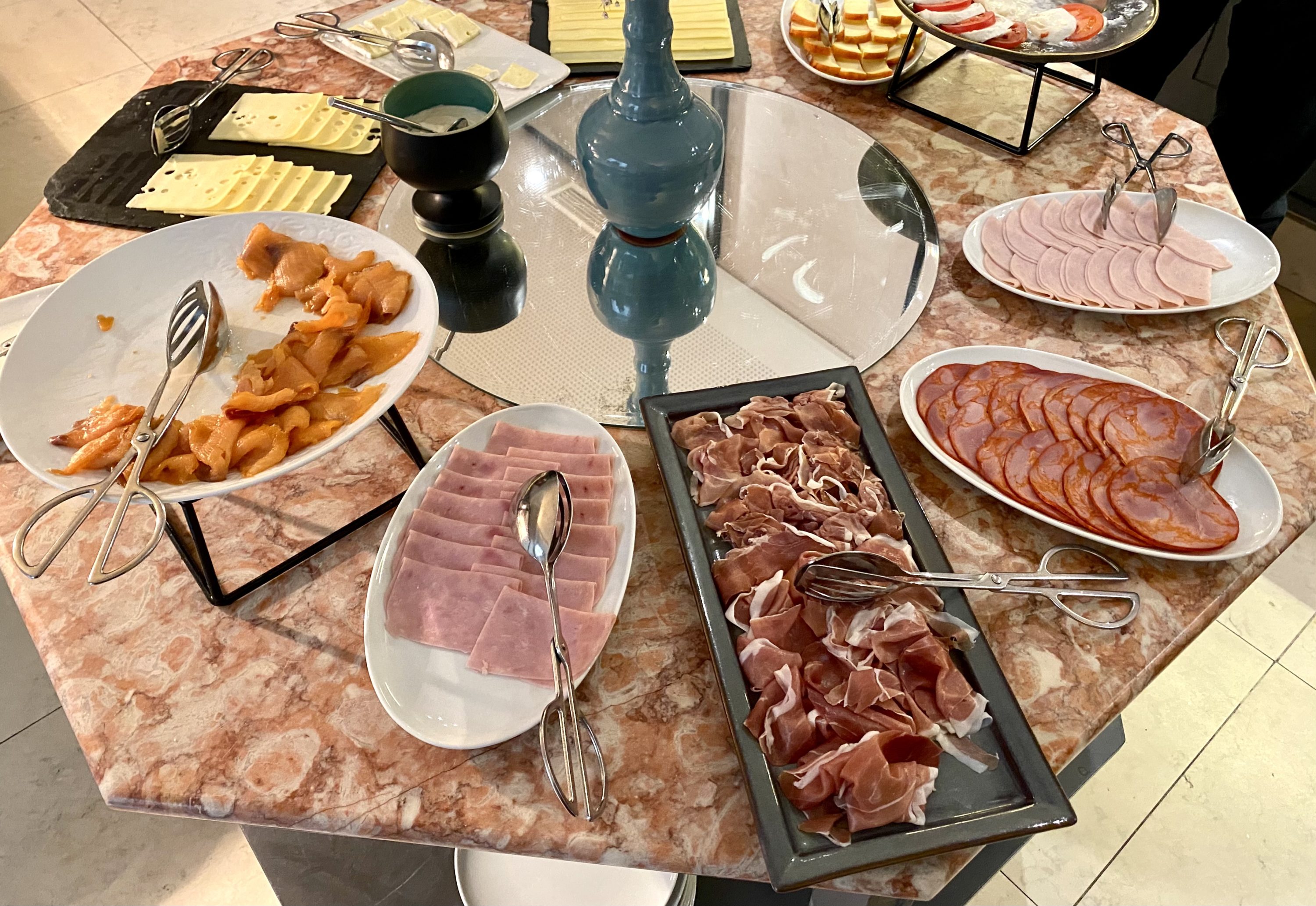 Pousada de Lisboa Small Luxury Hotels of the World breakfast cold cuts
