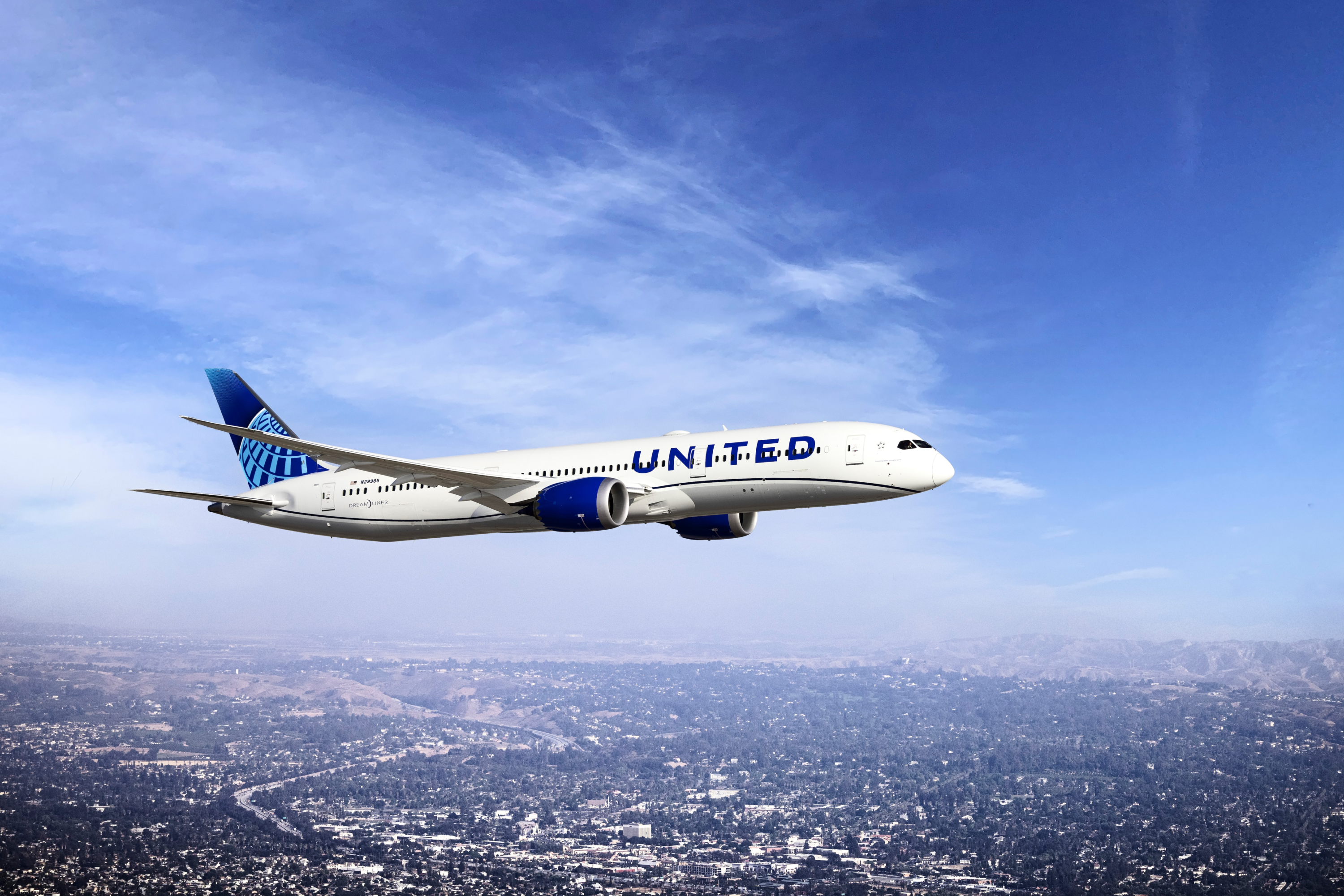 United Airlines Dreamliner