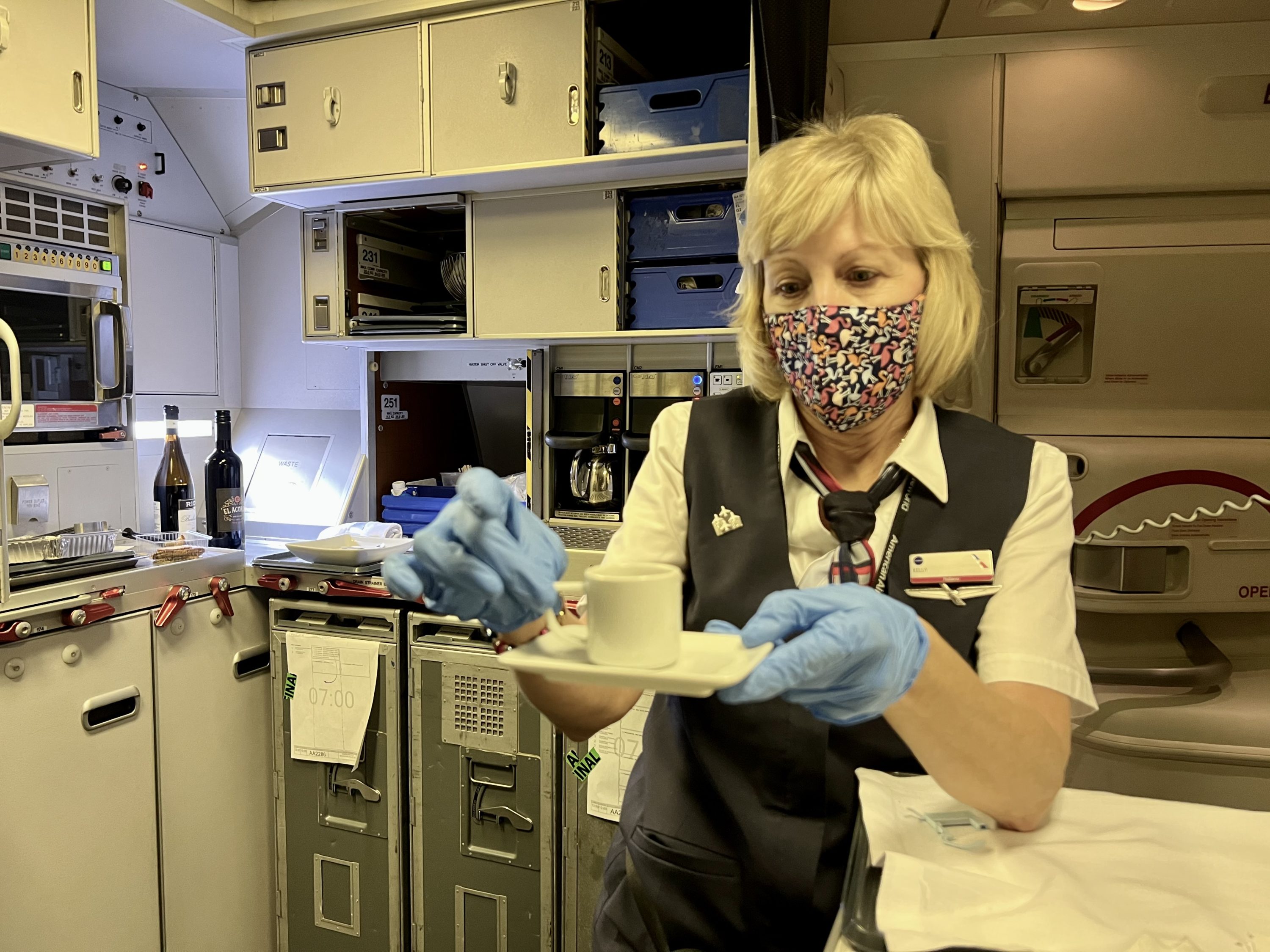 American Airlines Boeing 777 300 Flagship First FB espresso
