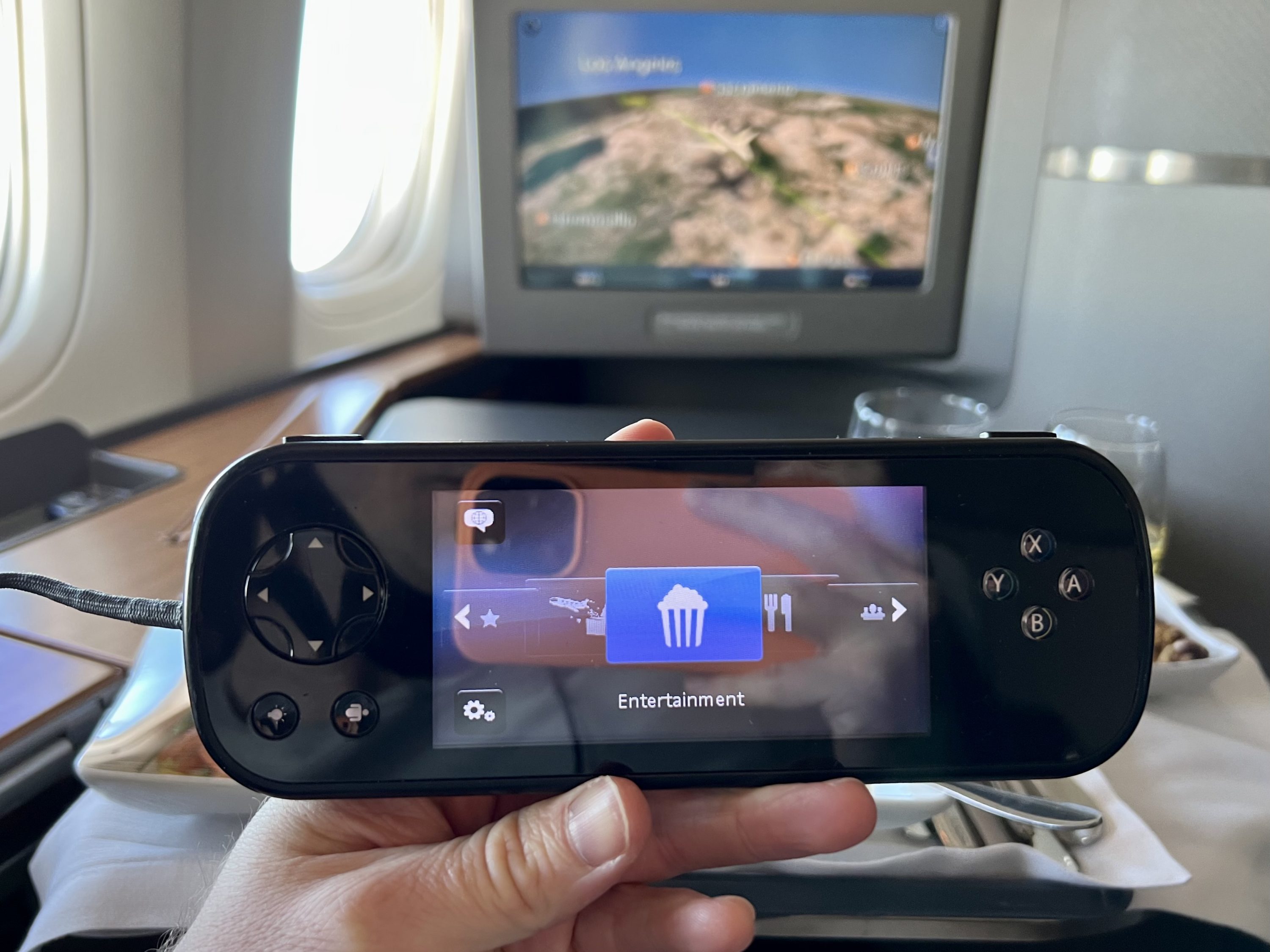 American Airlines Boeing 777 300 Flagship First IFE remote control