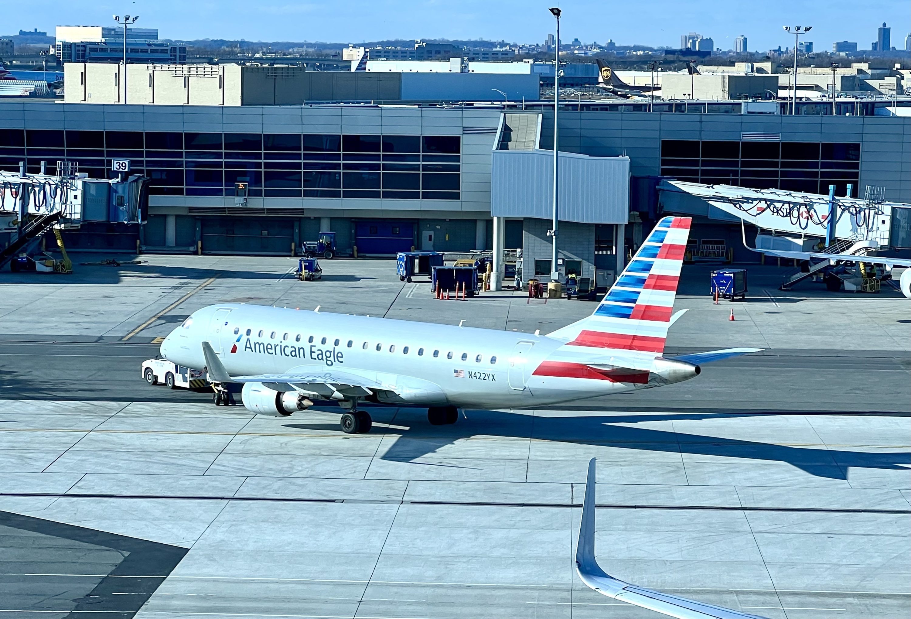 American Airlines Flagship Business JFK Flagship Lounge aircraft spotting American Eagle