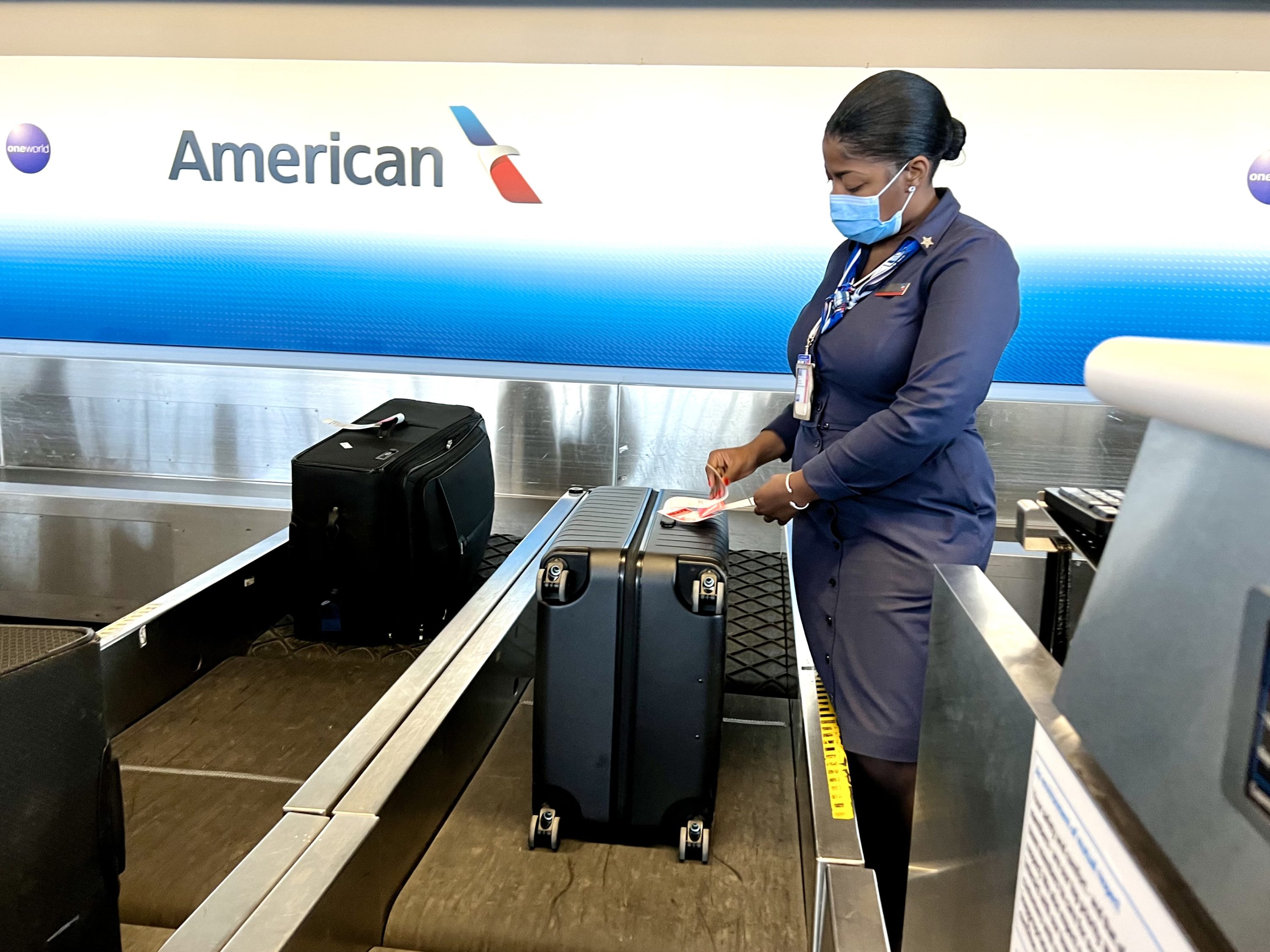 American Airlines Flagship Business JFK bag tag