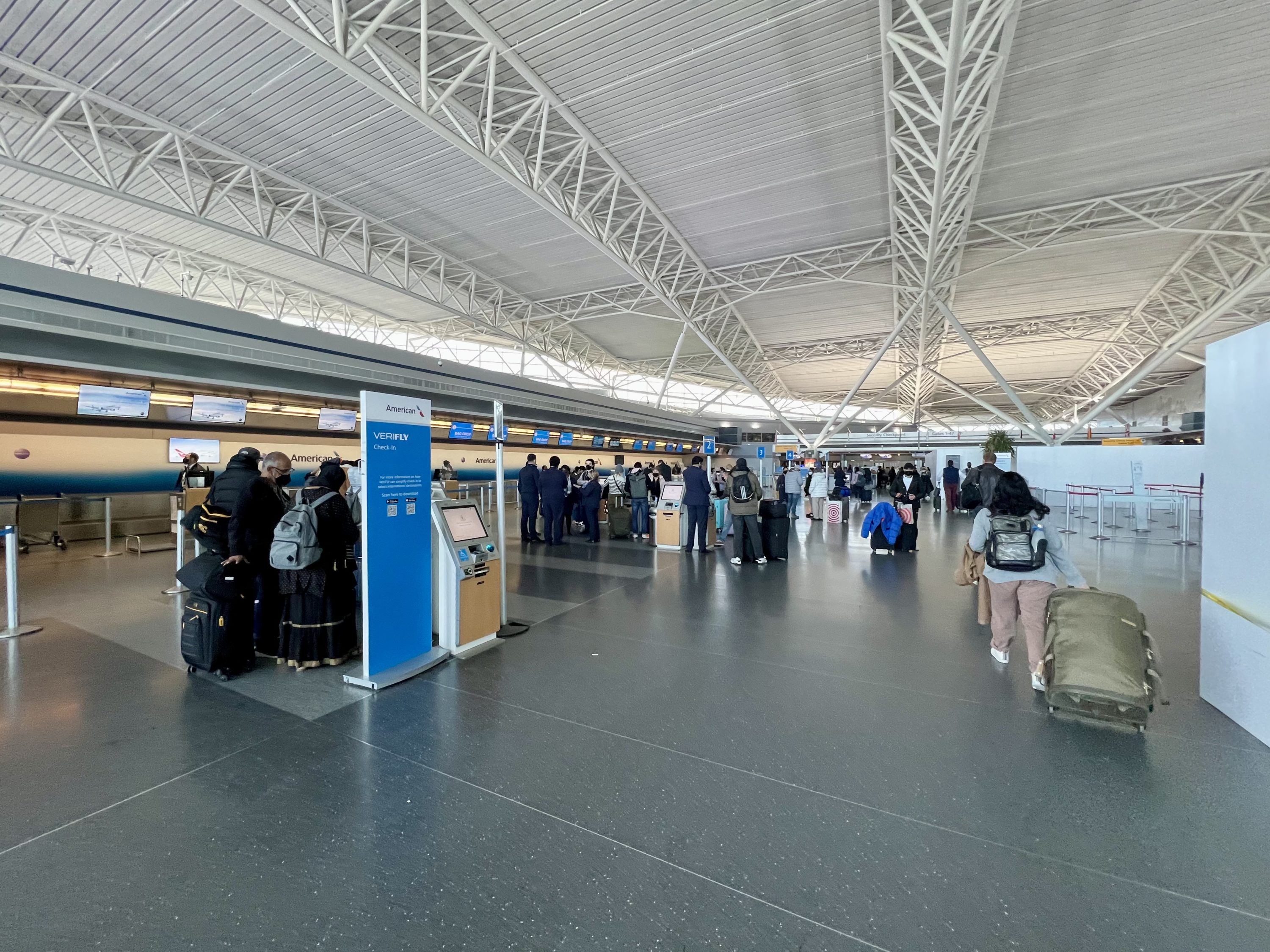 American Airlines Flagship Business JFK regular check in