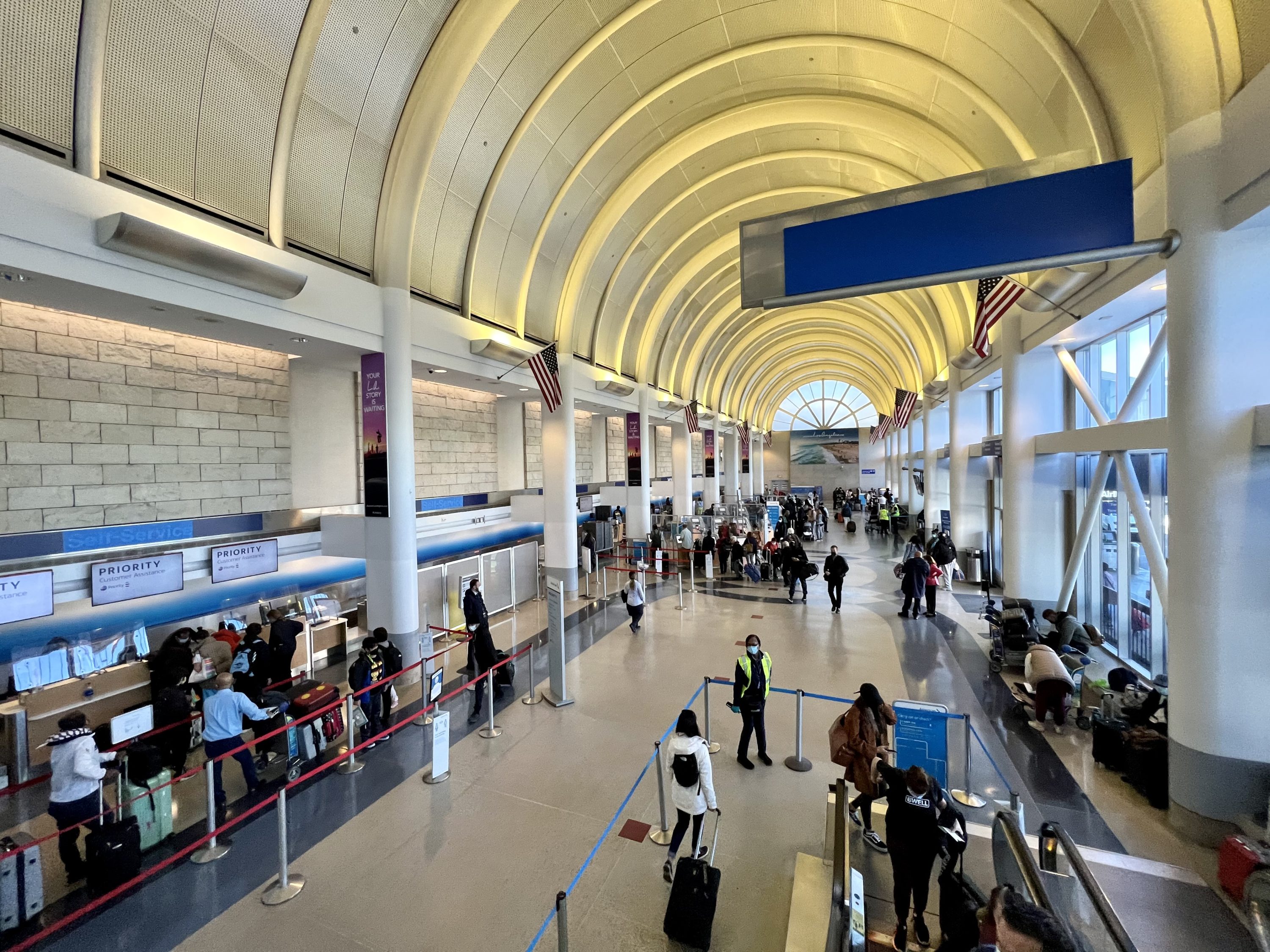American Airlines Flagship First LAX inside Terminal 4