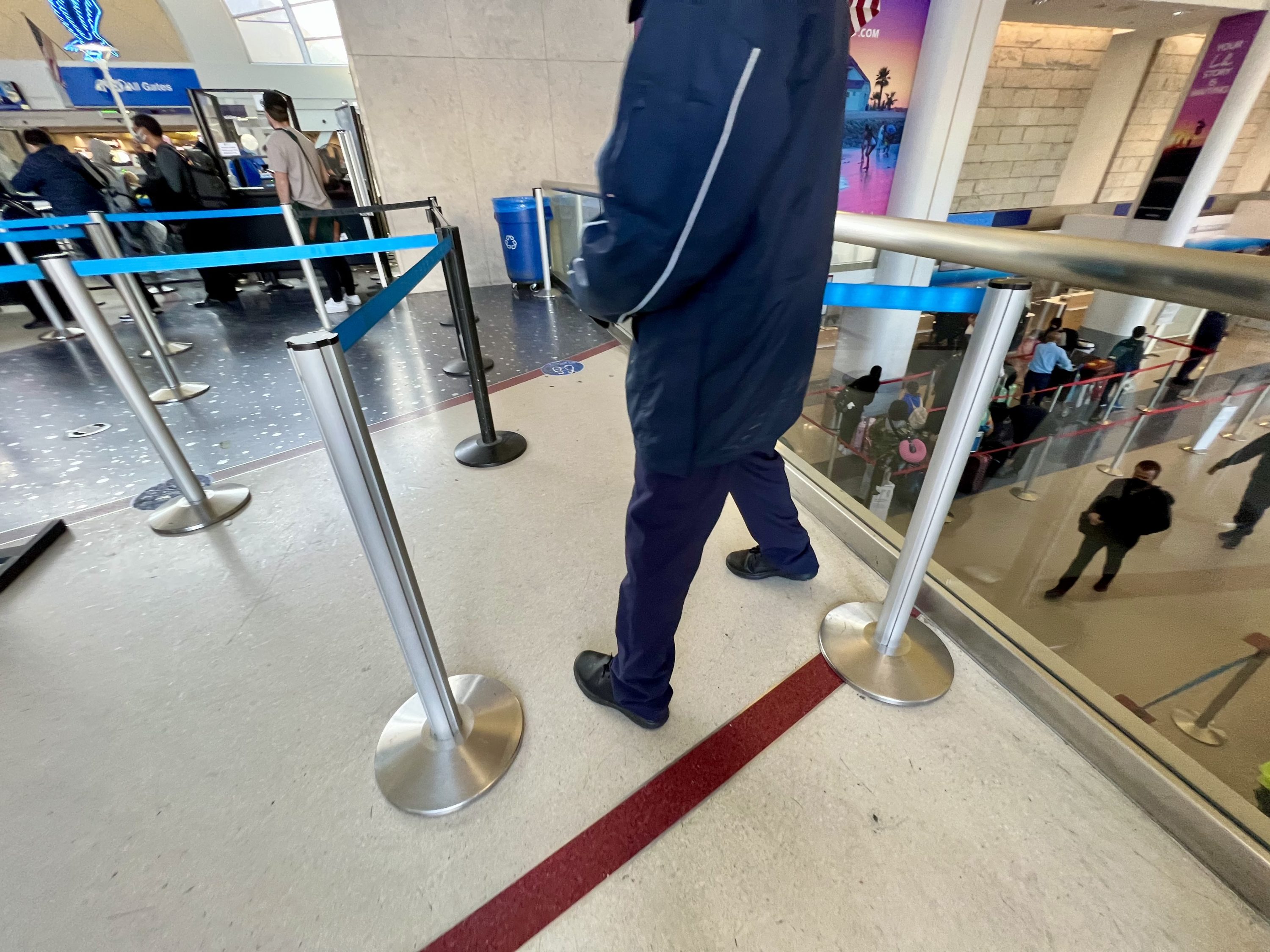 American Airlines Flagship First LAX skipping the line