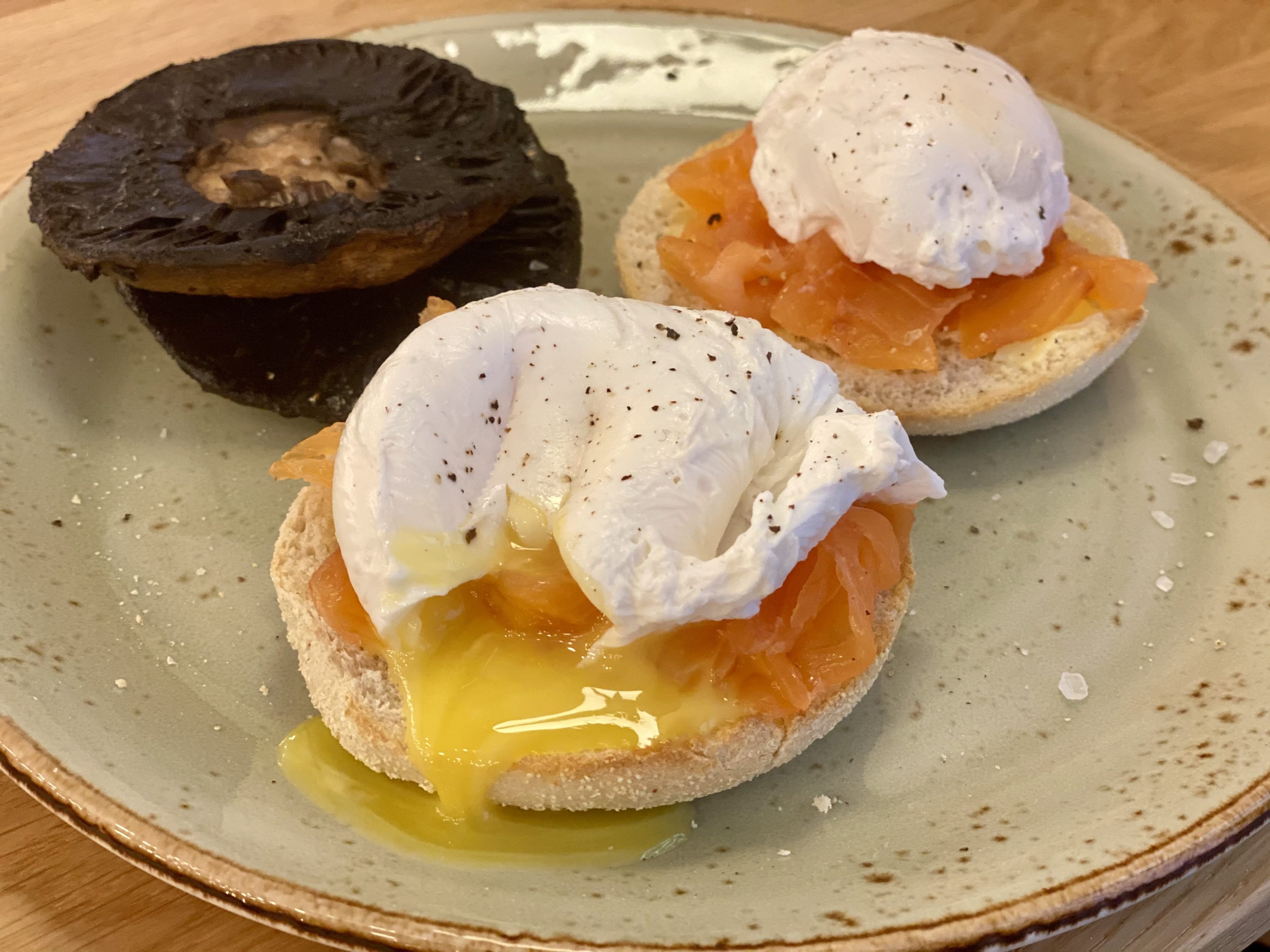 Canopy by Hilton London City breakfast DIY eggs royale
