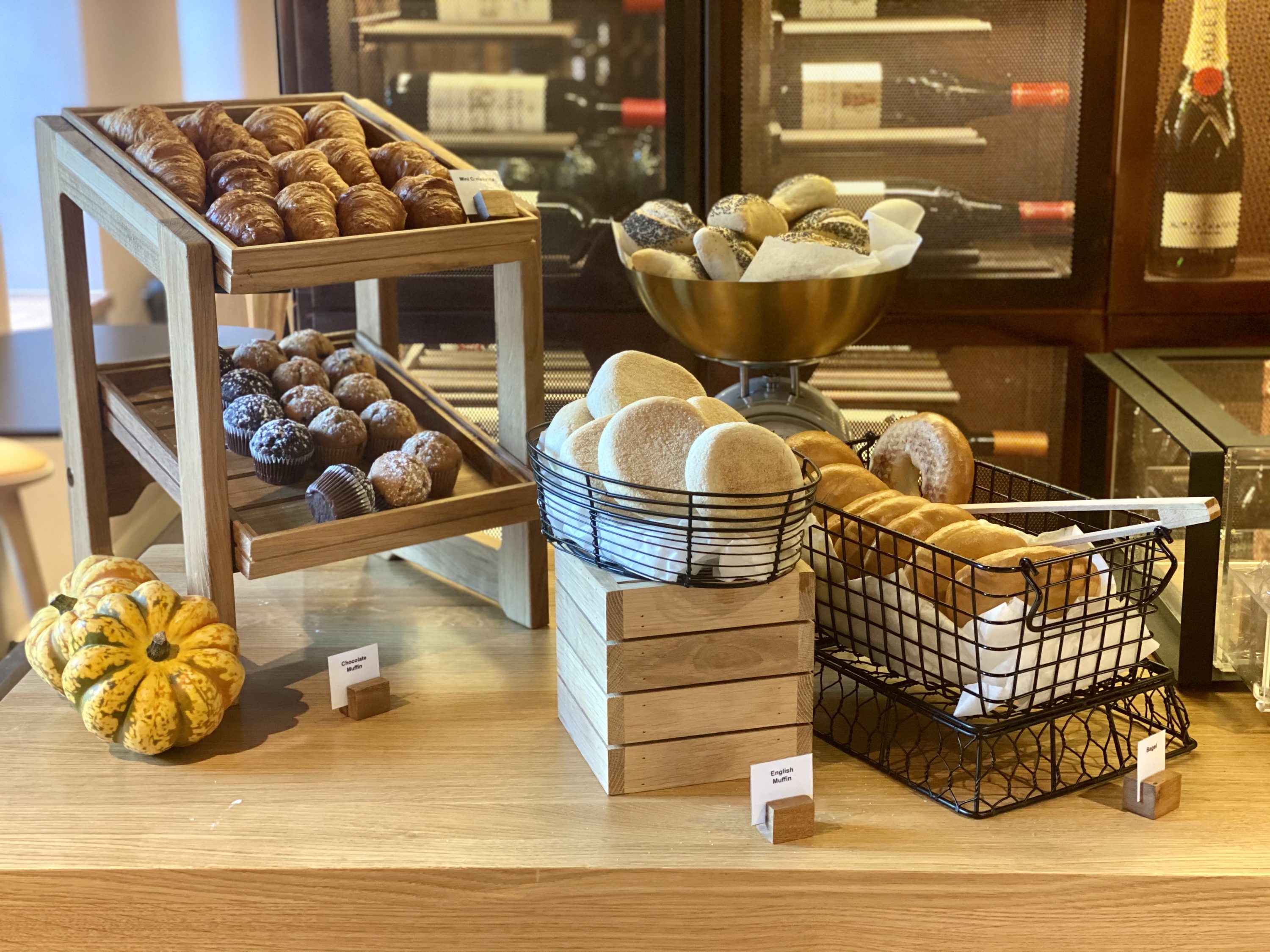 Canopy by Hilton London City breakfast breads and pastries