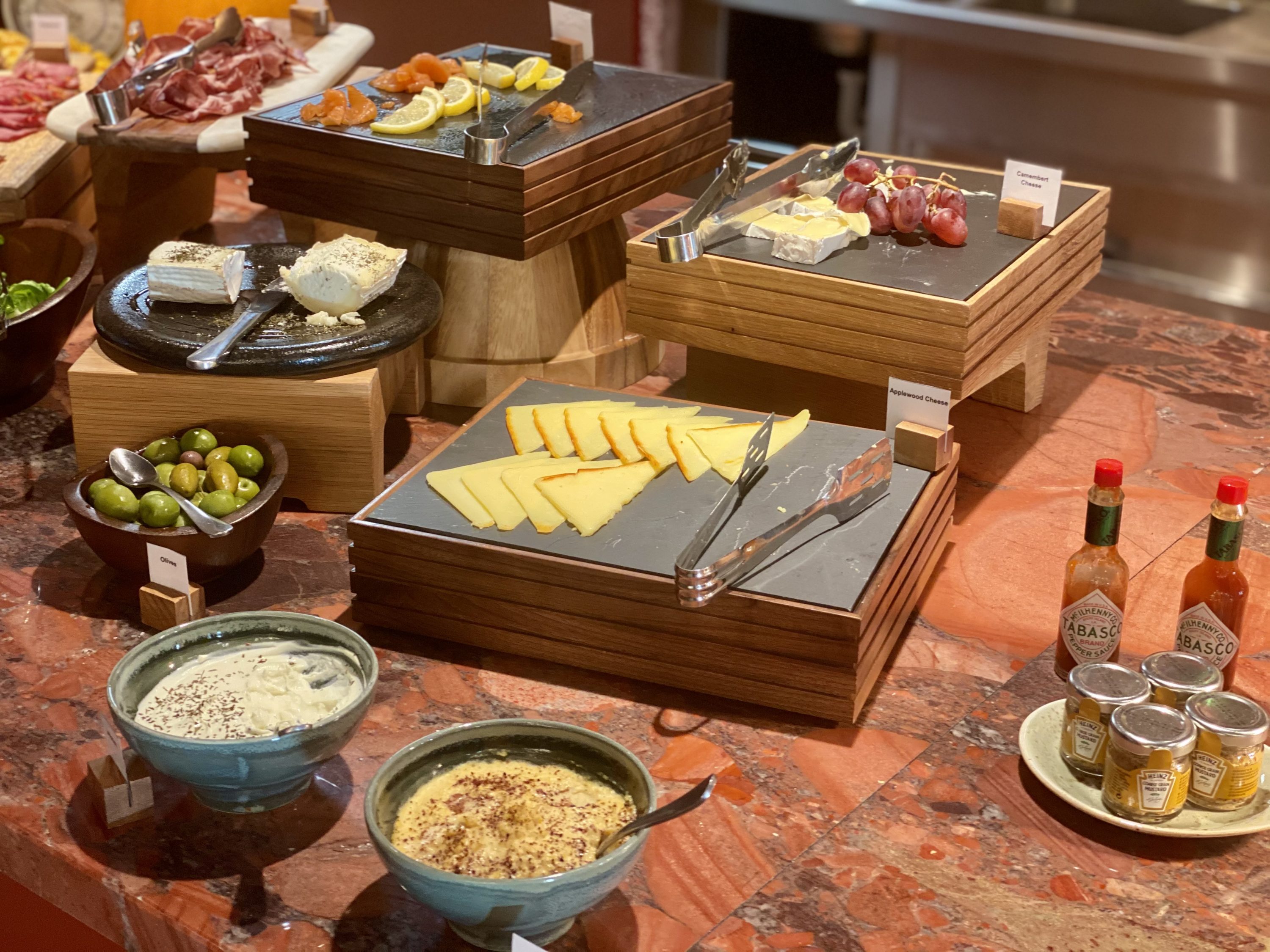 Canopy by Hilton London City breakfast cheese