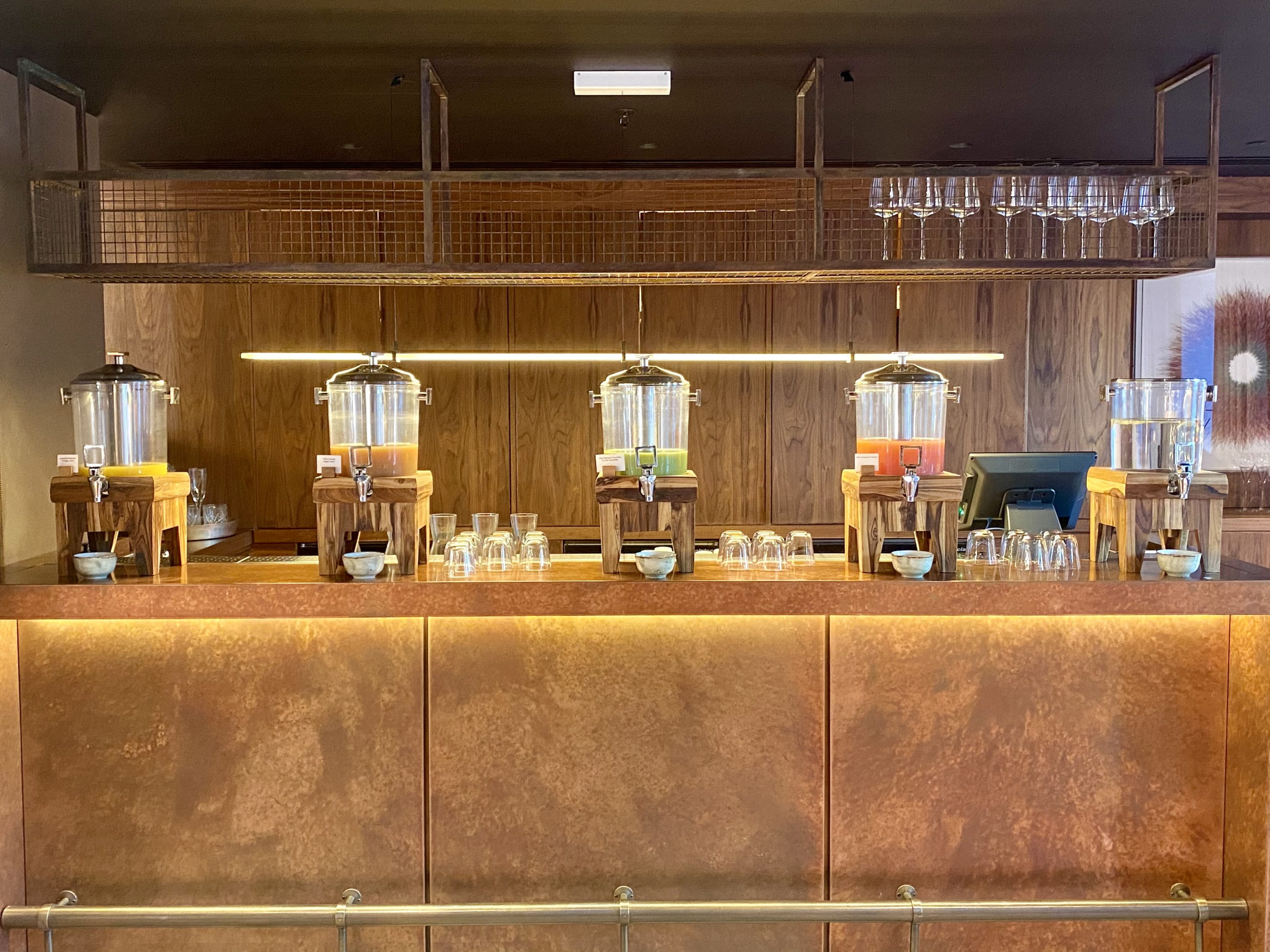 Canopy by Hilton London City breakfast juices