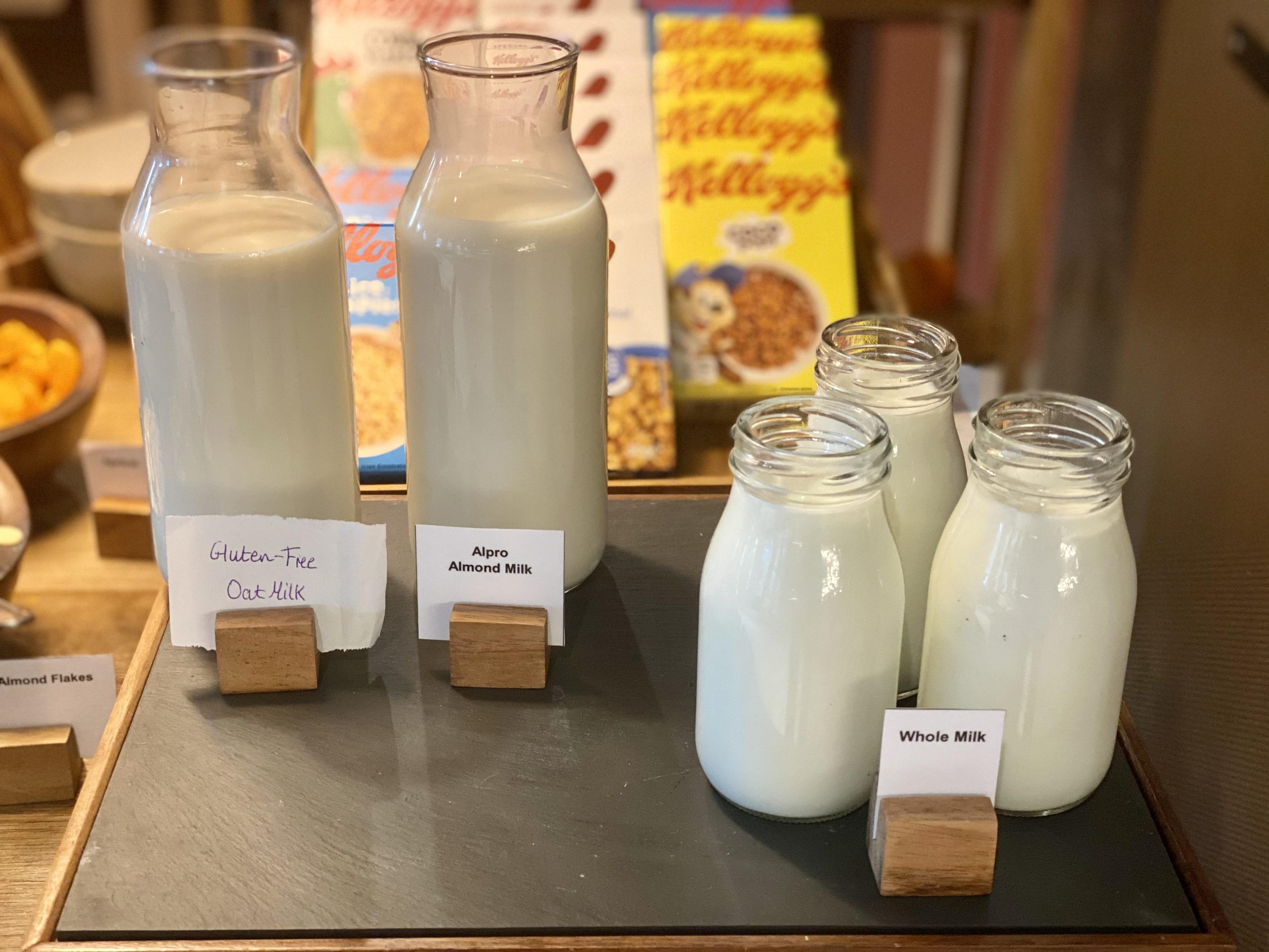 Canopy by Hilton London City breakfast milk