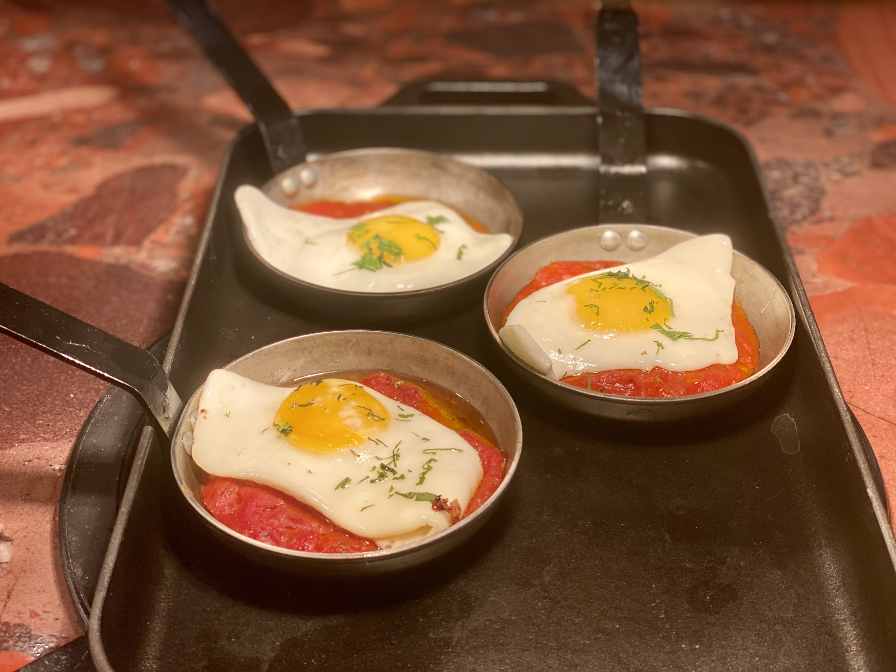 Canopy by Hilton London City breakfast shakshuka