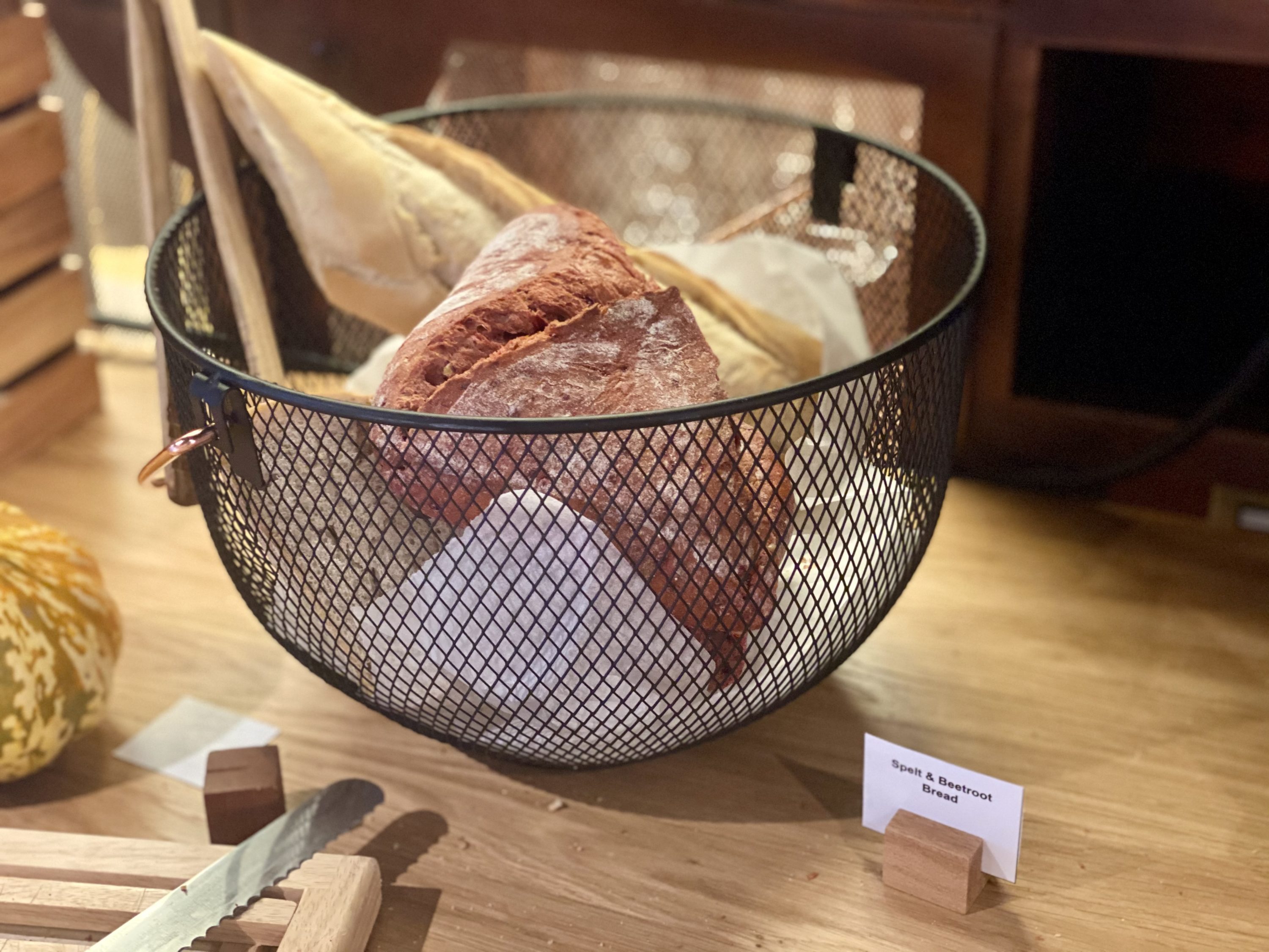 Canopy by Hilton London City breakfast spelt and beetroot bread