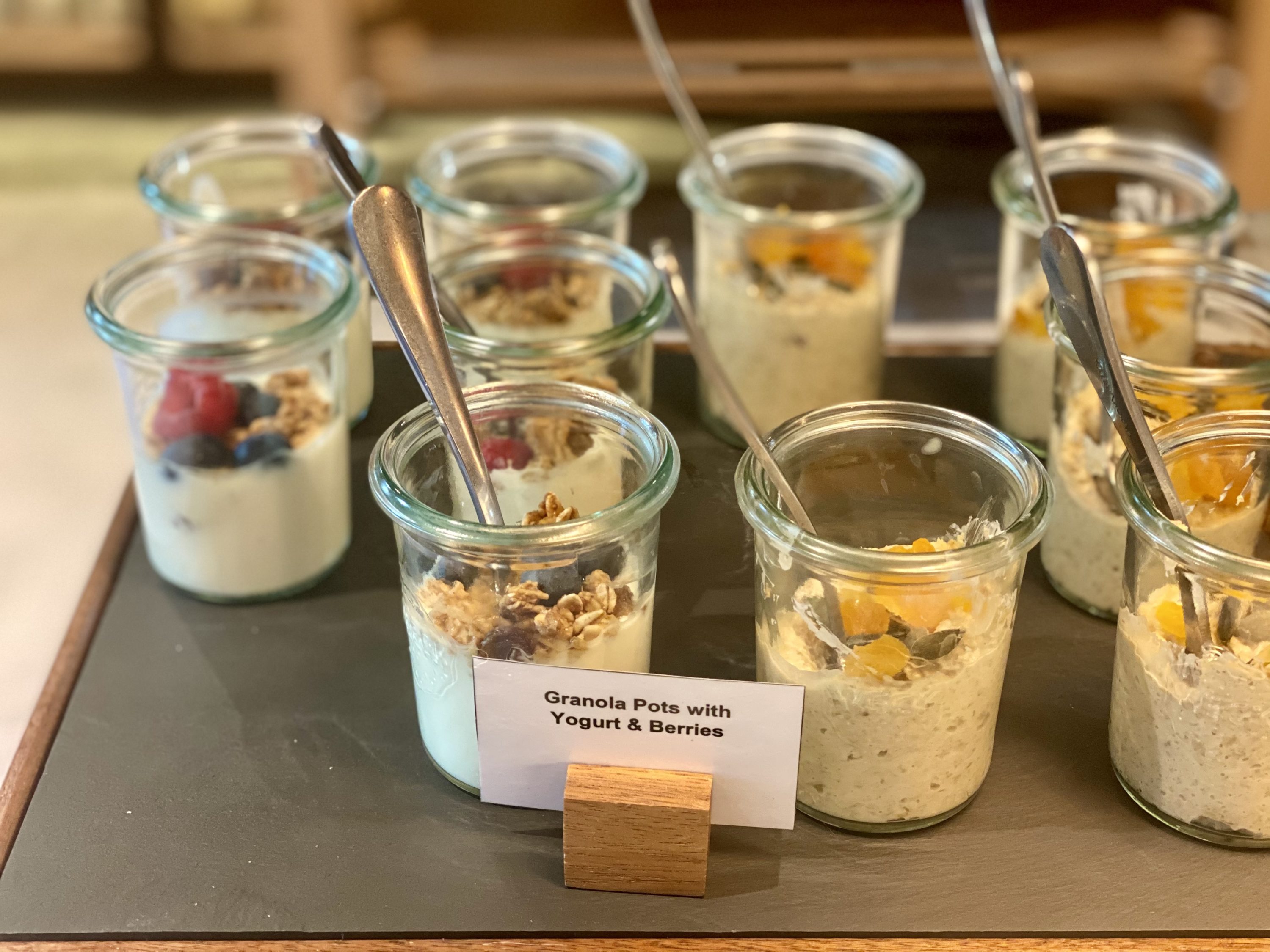 Canopy by Hilton London City breakfast yogurt