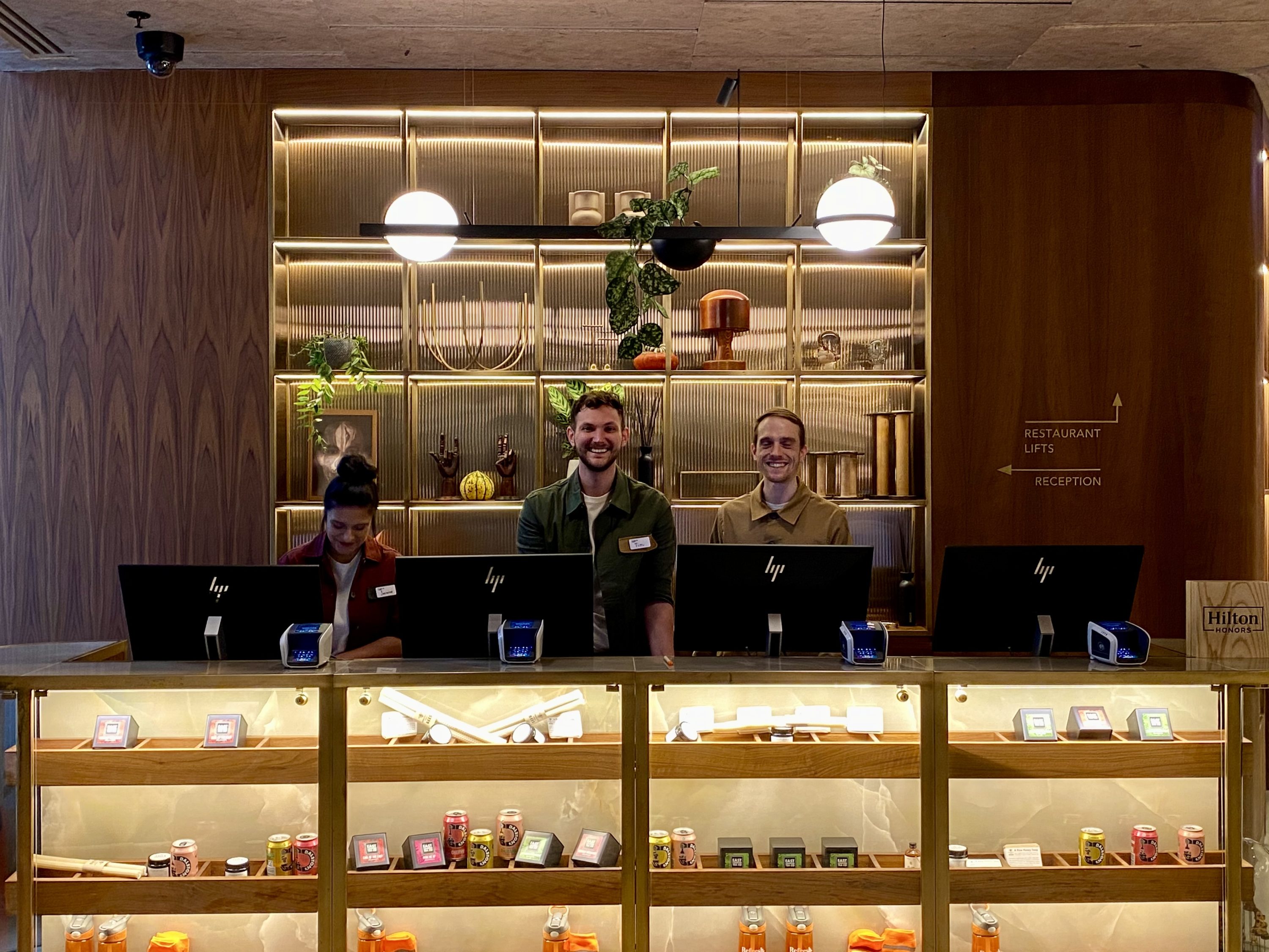 Canopy by Hilton London City reception staff