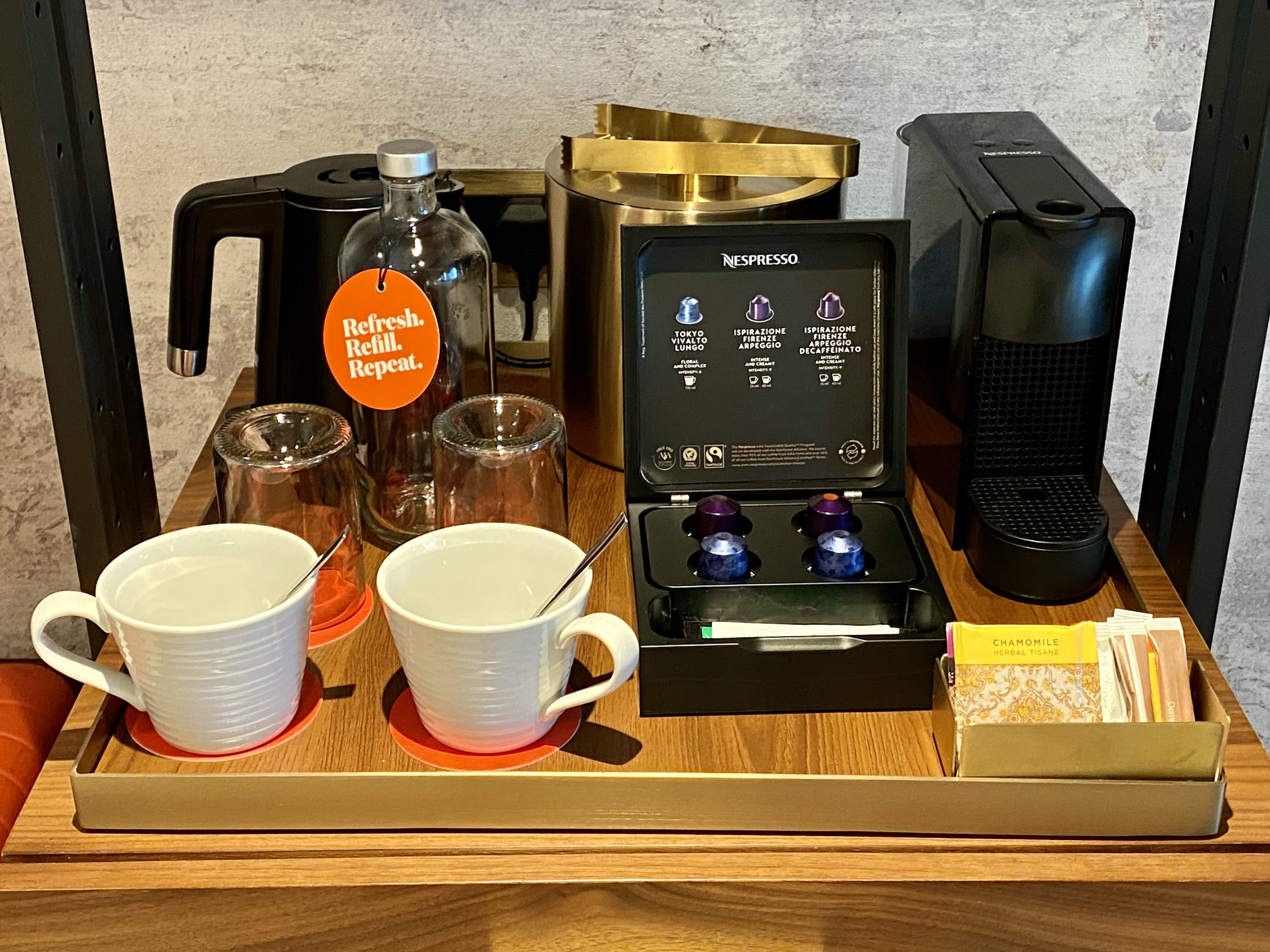 Canopy by Hilton London City room coffee