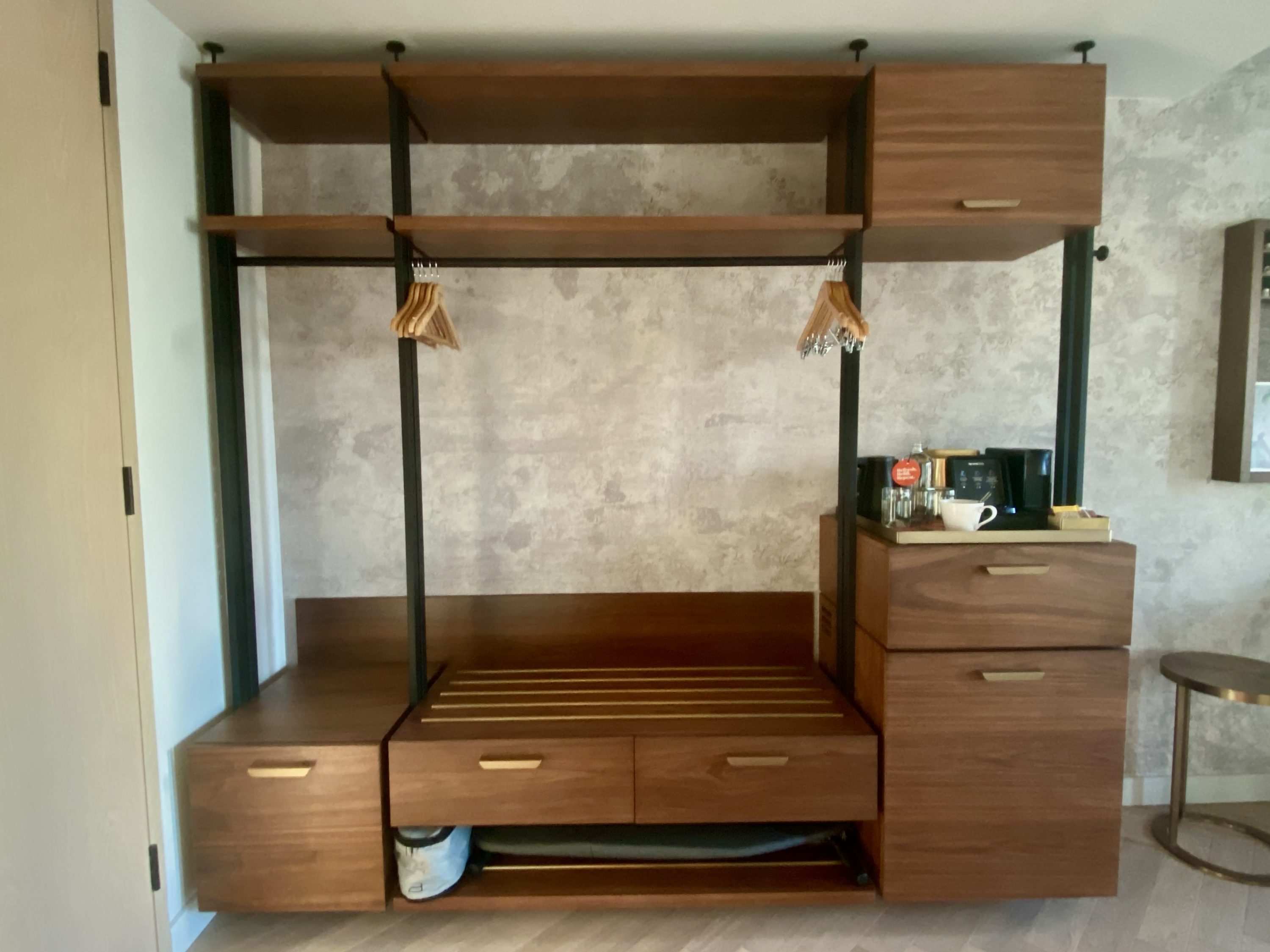 Canopy by Hilton London City room storage area