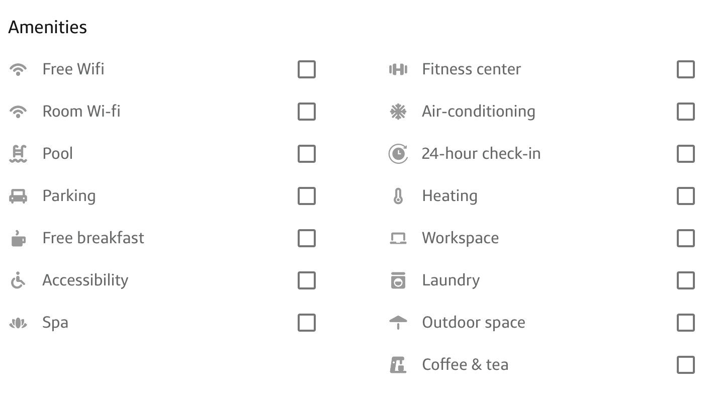 Capital One hotel filters Capital One hotel filters