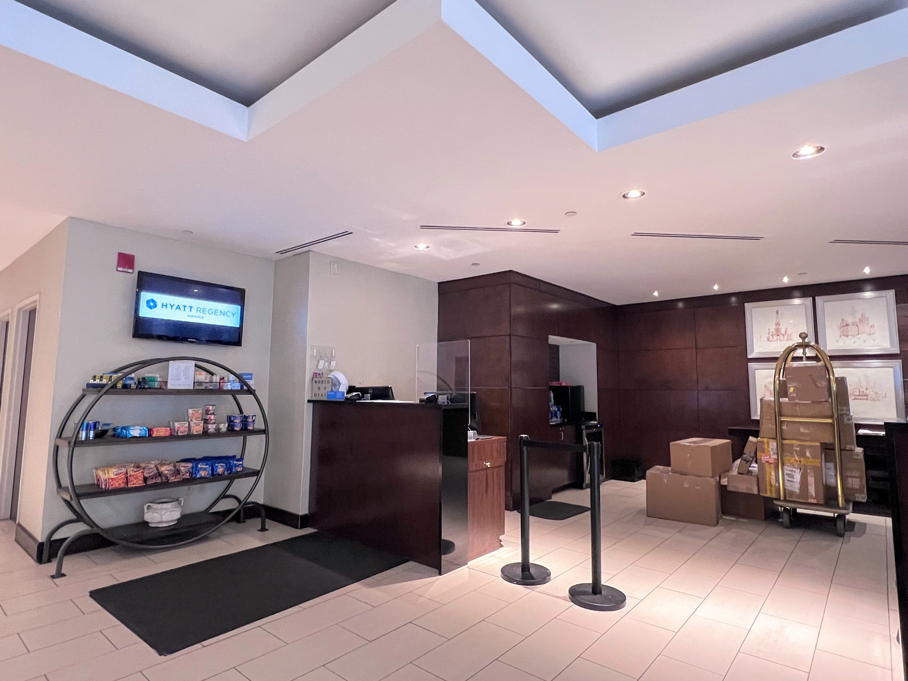 Front desk at Hyatt Regency Deerfield