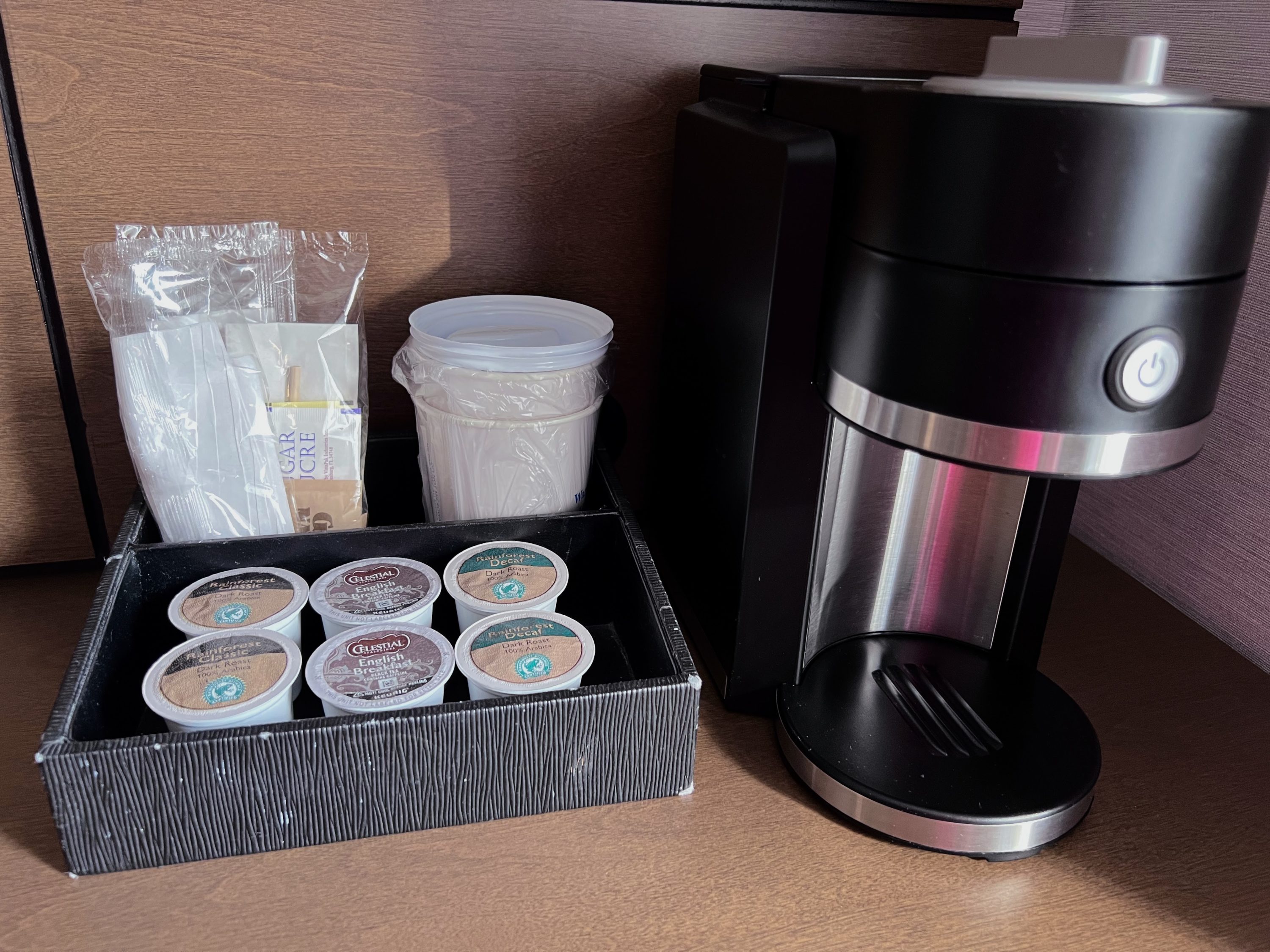 Hyatt Regency Deerfield In room coffee