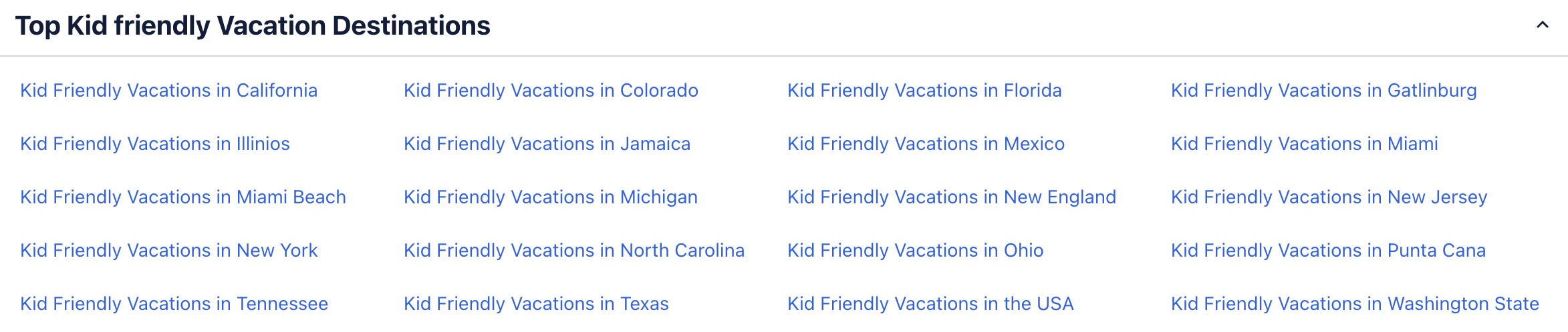 Kid friendly vacation destinations on Expedia Kid friendly vacation destinations on Expedia