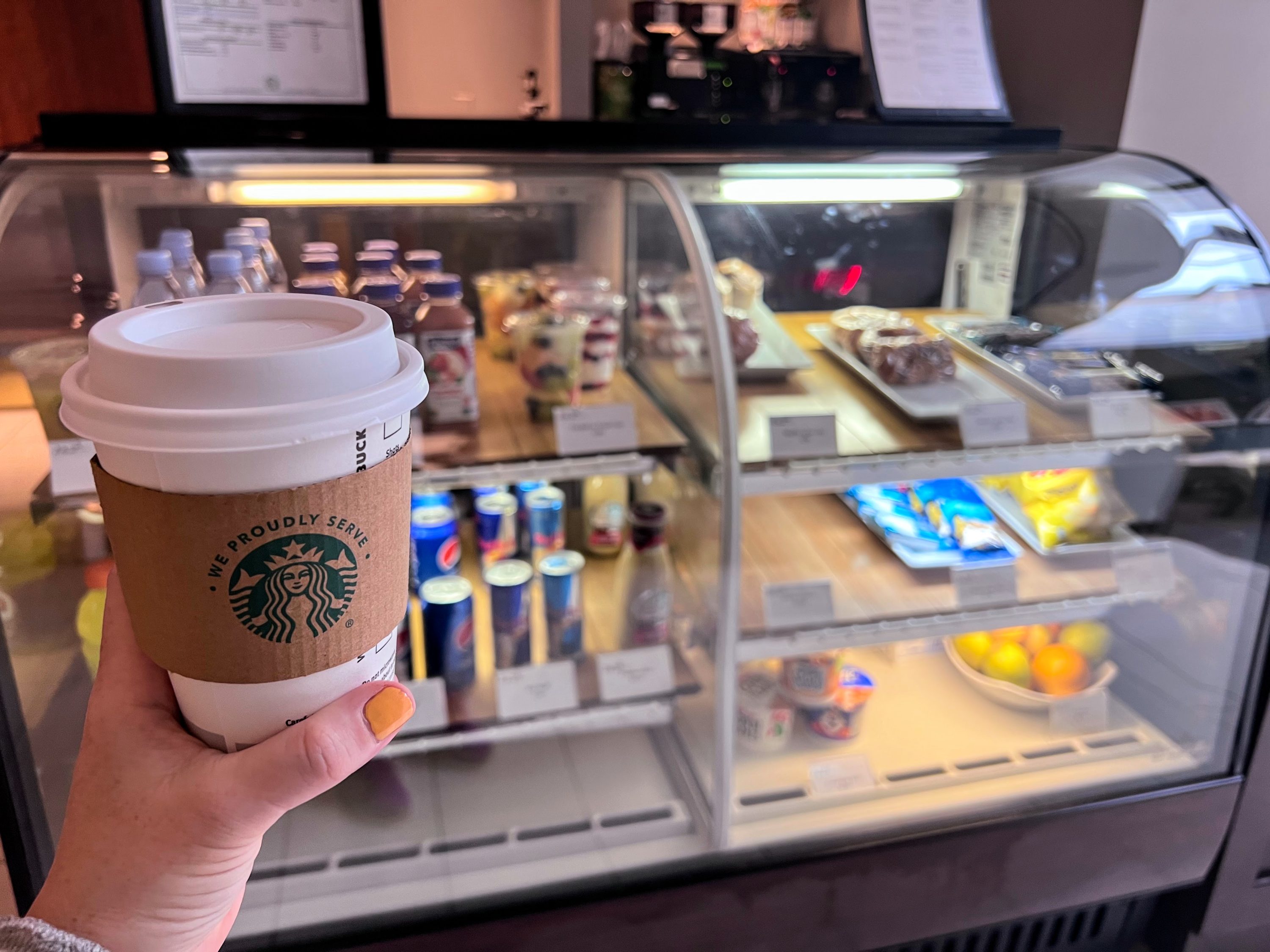 Hyatt Regency Deerfield Morning coffee kiosk