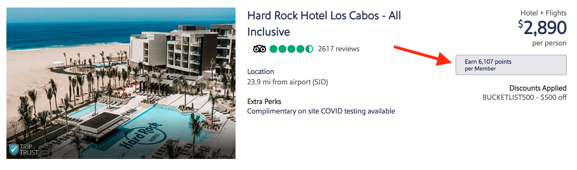 Getaways by Southwest Mexico package